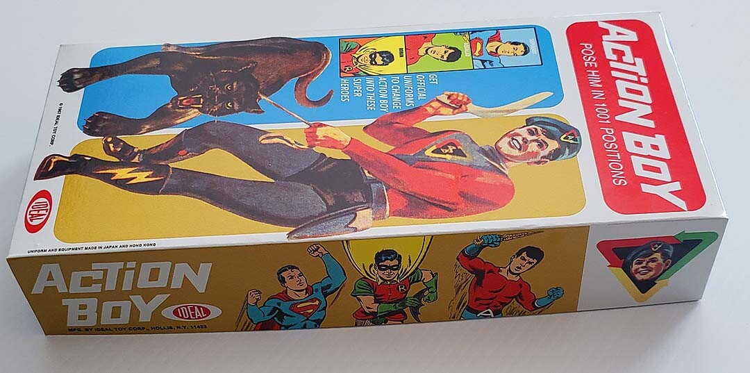 Captain Action Action Boy Long Figure Box 1967 type Read