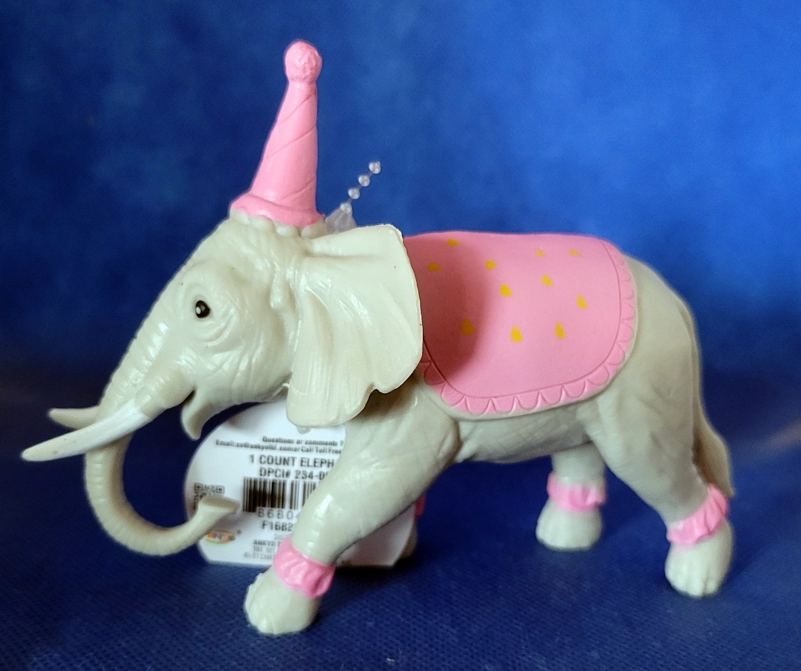 ANKYO BIRTHDAY ELEPHANT 4″ x 5″ TOY FIGURE – PARTY ANIMAL – NEW!