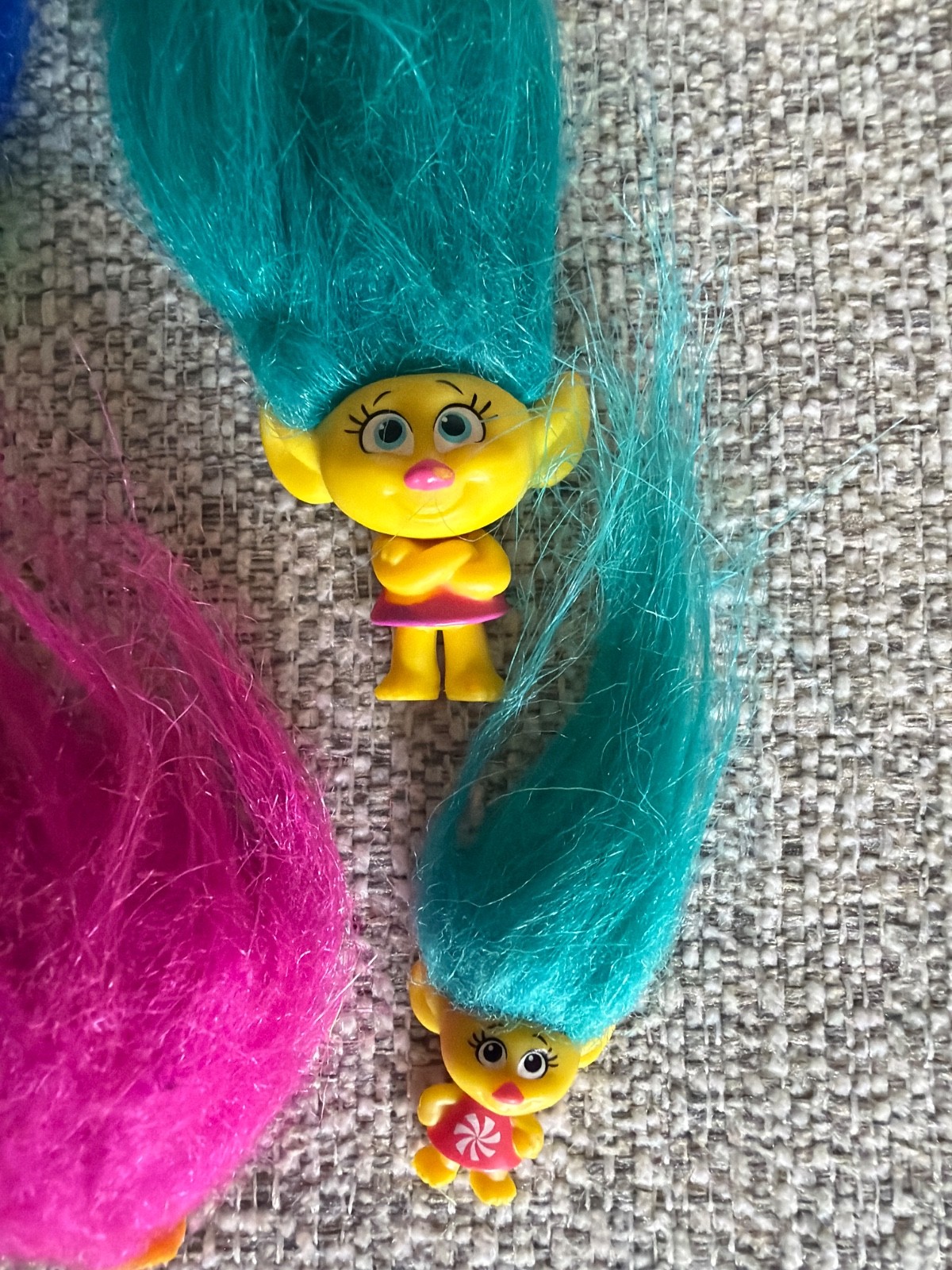 Dreamworks Trolls Movie Mixed Lot of 32 Figures Few Misc Accessories Toys Hasbro