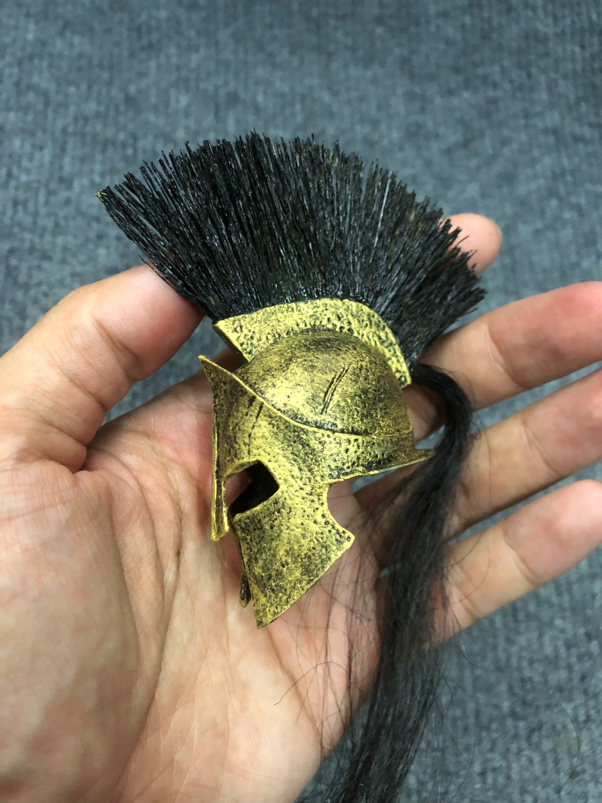 1/6 Custom Paint 300 King Leonidas Spartan Helmet for Action Figure 12 inch