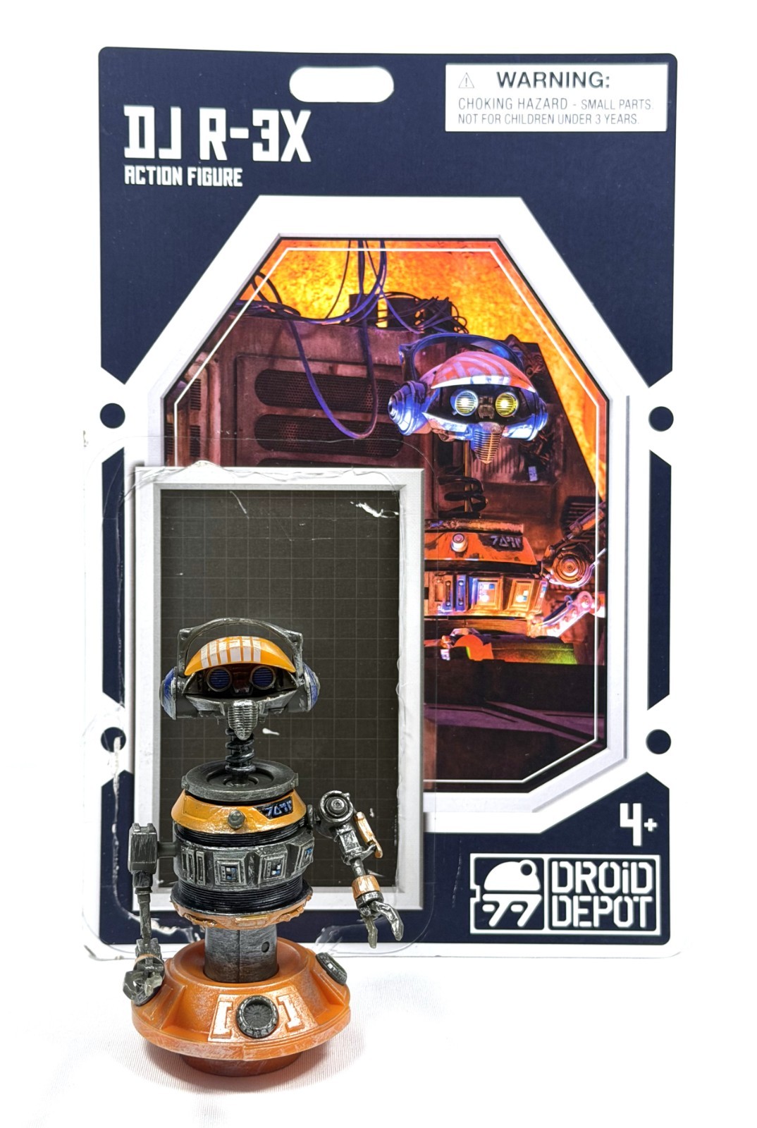 Disney Parks Star Wars Droid Factory Figure DJ R-3X R3X Rex Star Tours Loose Cmp