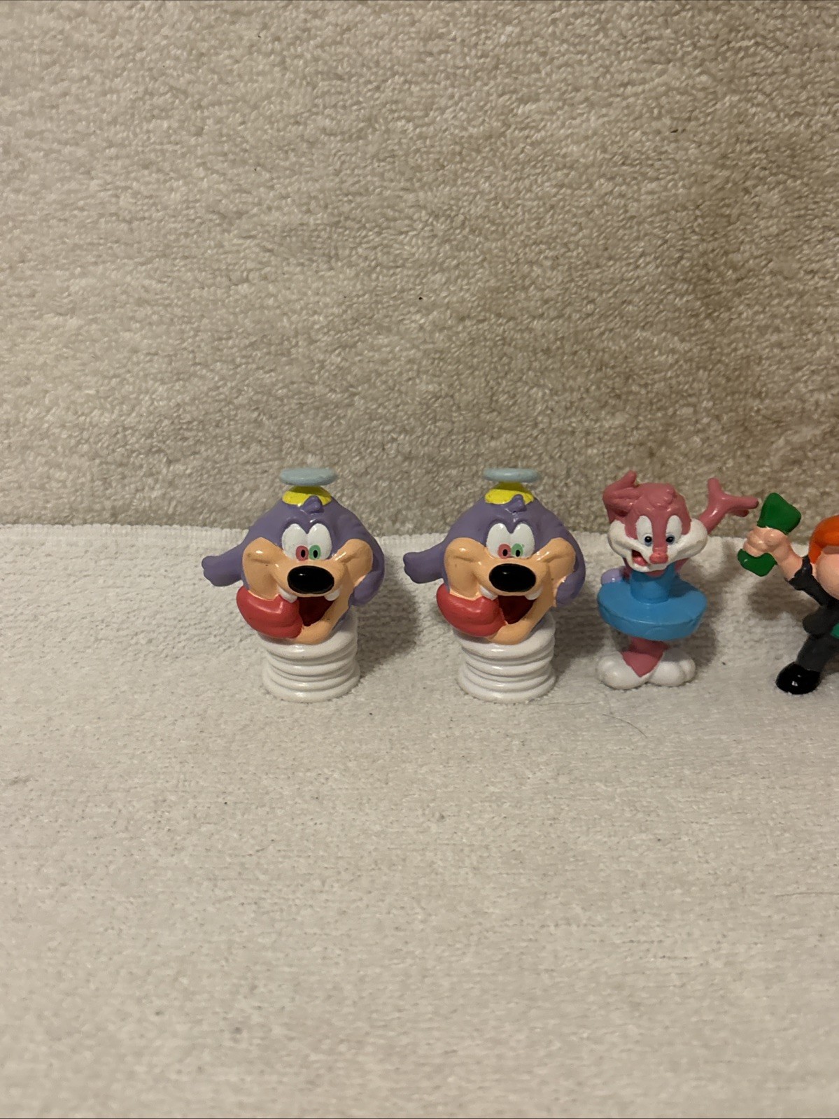 (5) Tiny Toons PVC Cake Topper Figures Lot 90s Applause Babs Sweety Dizzy Max