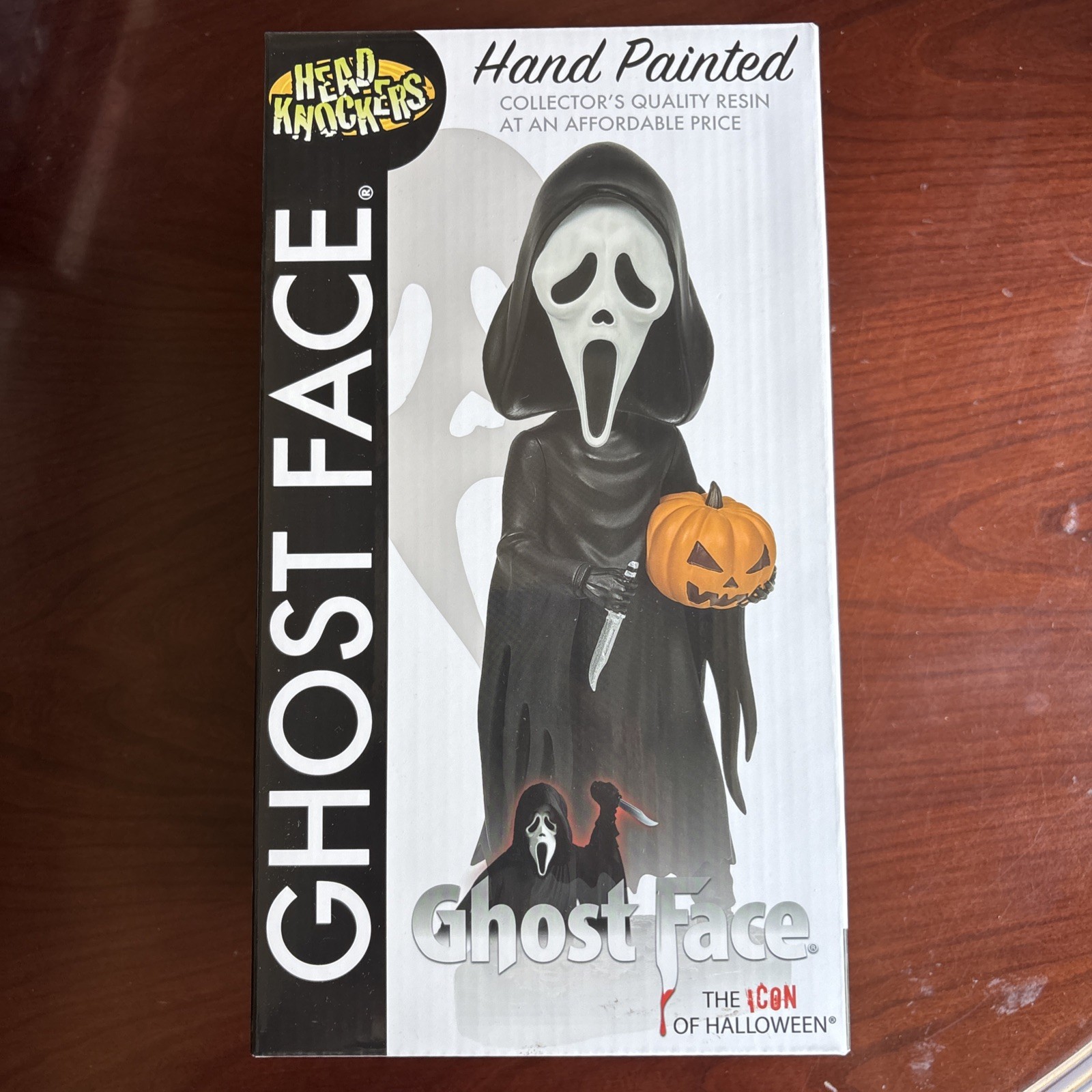 NECA Scream Ghostface With Pumpkin 8-Inch Head Knocker New in Box