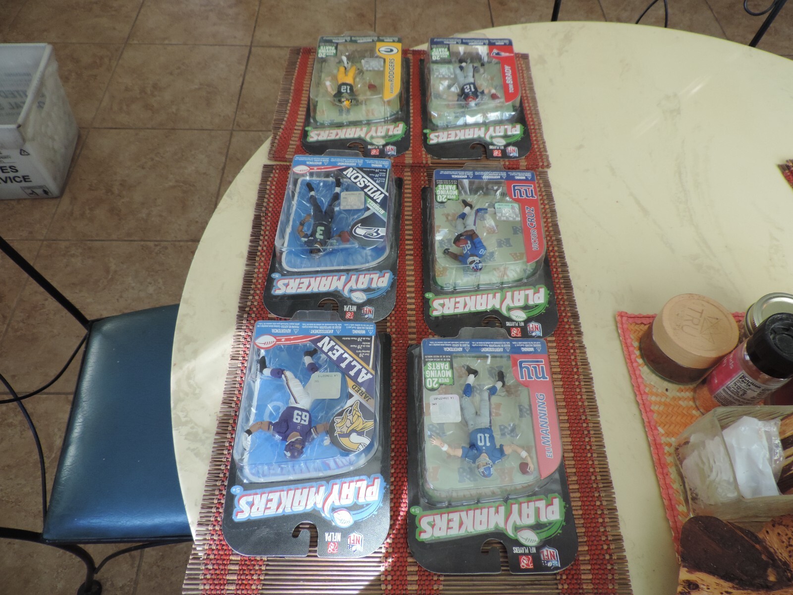 NFL PLAYMAKERS: BRADY, WILSON, BRYANT, LUCK, MANNING, TEBOW, ALLEN, FLACCO, WARE