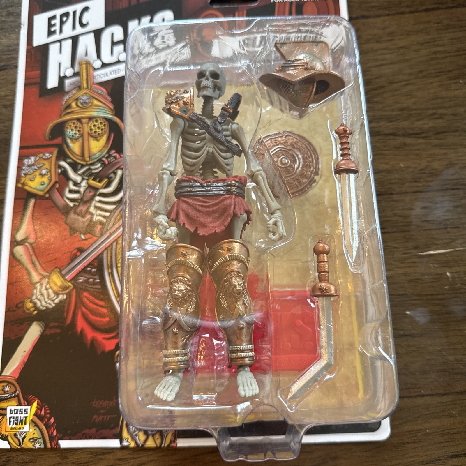 Gladiator: Destroyer of Empires (Epic H.A.C.K.S.) 6″ Action Figure – Oversized