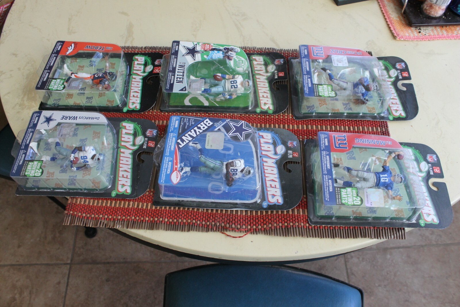 NFL PLAYMAKERS: BRADY, WILSON, BRYANT, LUCK, MANNING, TEBOW, ALLEN, FLACCO, WARE