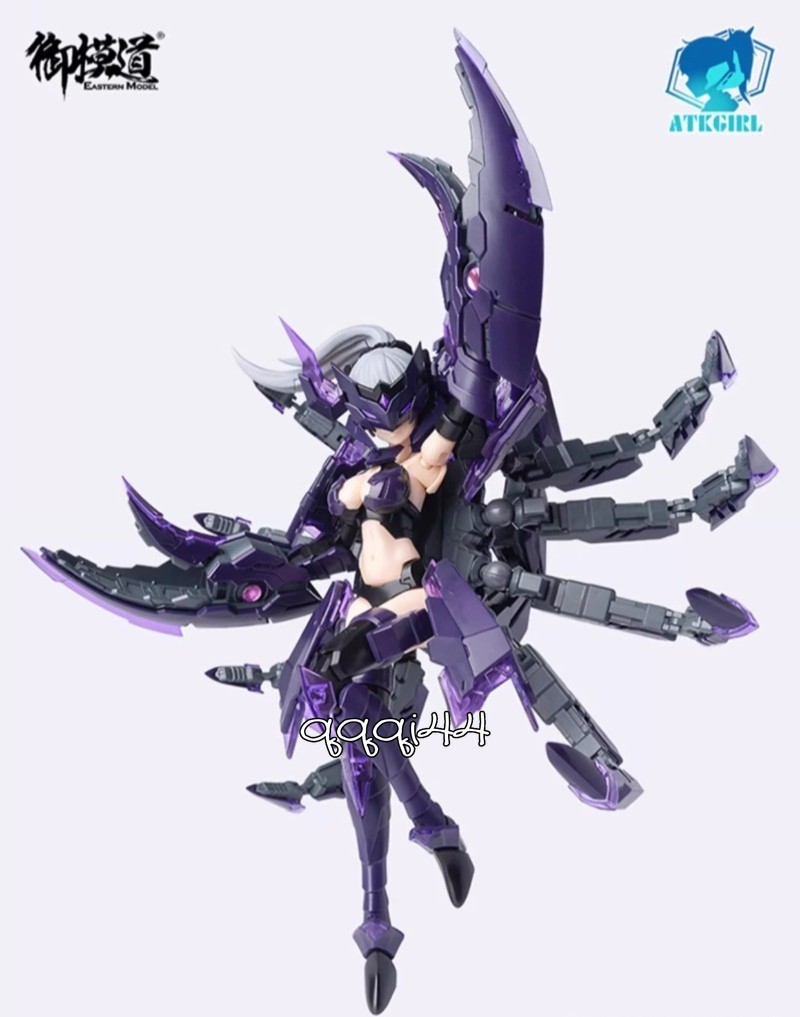 E-Model Four Sacred Beasts ATKGIRL Assembly Toy 1/12 Action Figure 6″ Collection