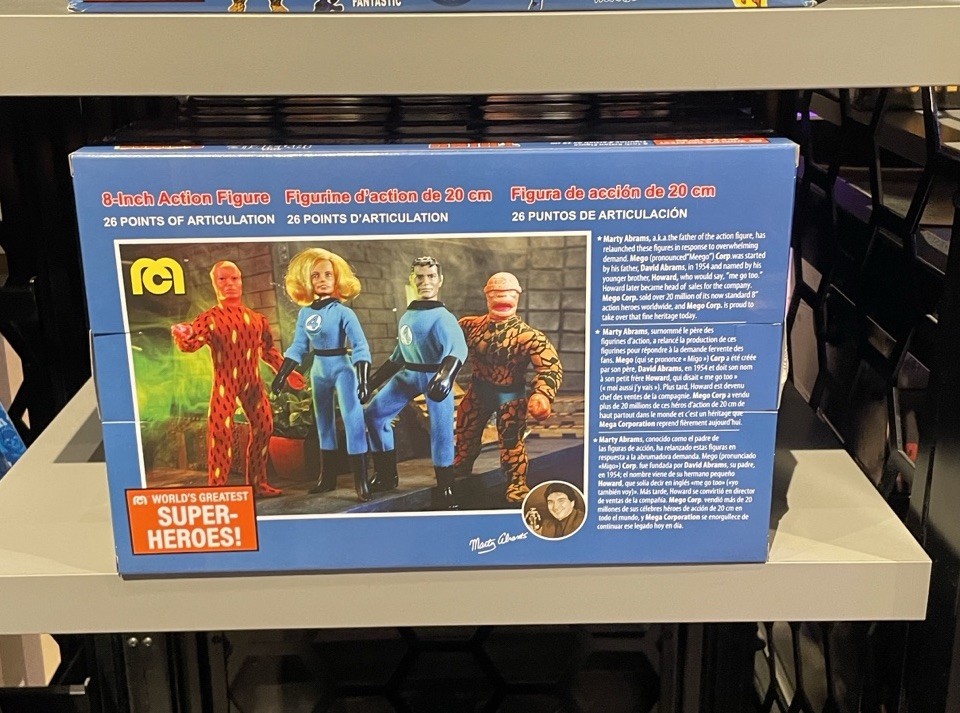 Disney Parks 2025 Mego Marvel Fantastic Four 8″ Action Figures LE NWT
