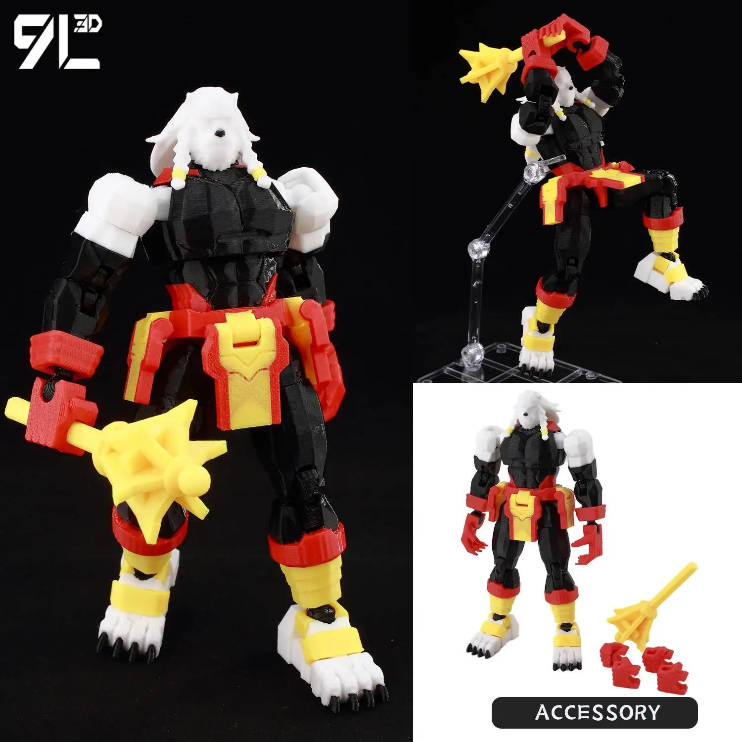 9L3D Lucky13 T13 Dummy13 1/12 Multi-Jointed Action Figure DIY Model NEW