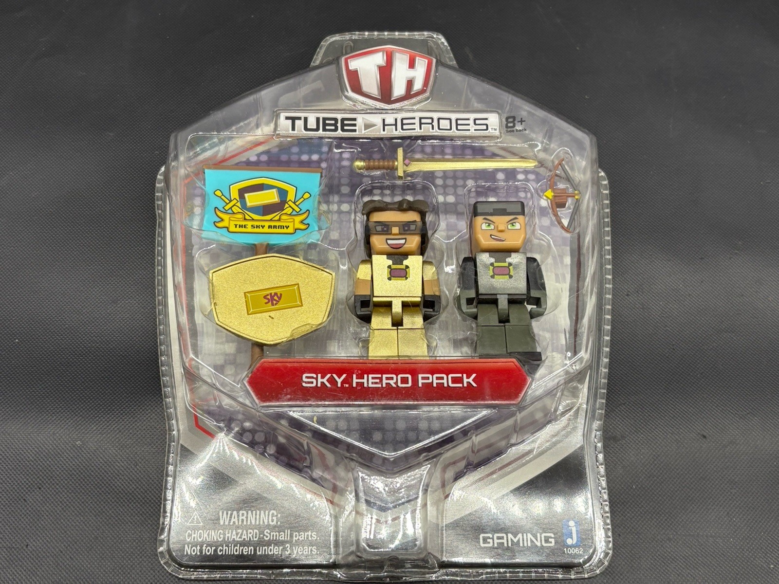 Tube Heroes 2.75 inch Action Figures – Sky Hero Pack NEW Sword Bow and Arrow Toy