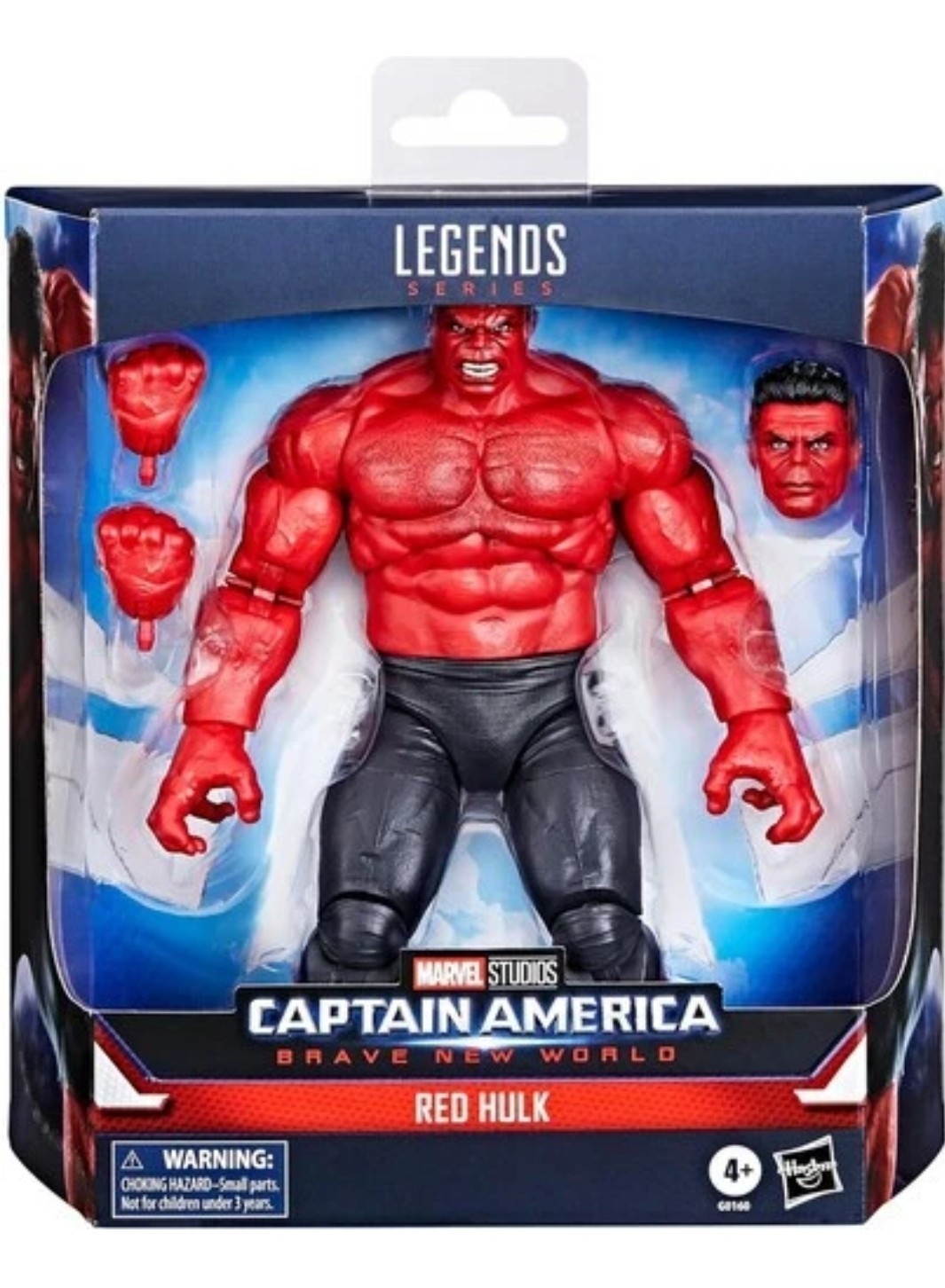 Marvel Legends Captain America, Brave New World, 6″ Red Hulk Figure