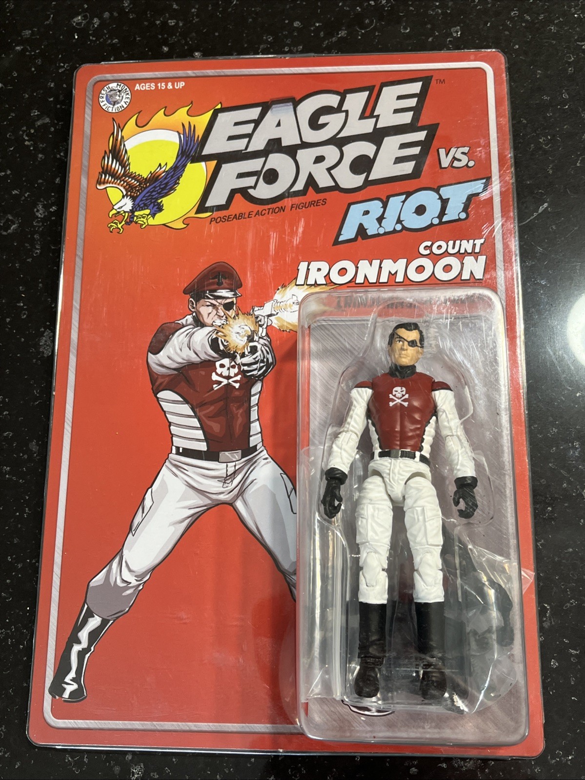 Eagle Force Count Ironmoon 4″ Figure 1:18 Fresh Monkey Fiction new 2024