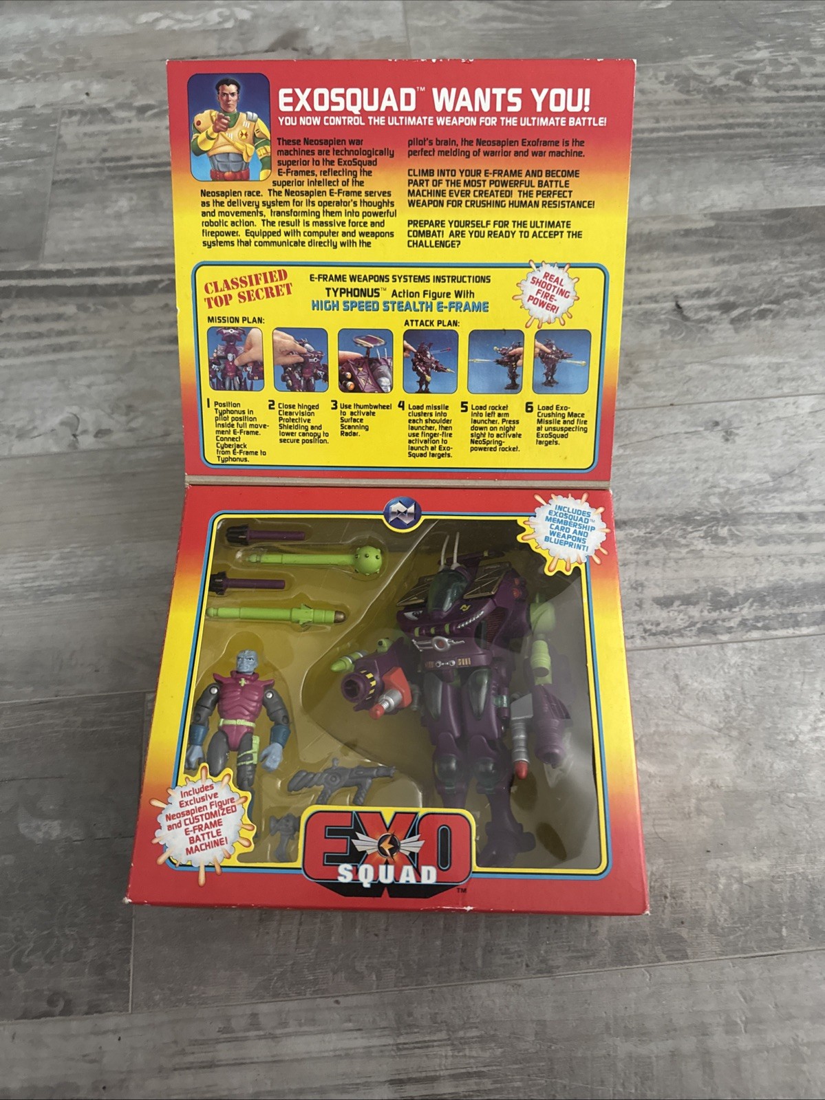 Exo-Squad Typhonus “High Speed Stealth” E-Frame Playmates Toys