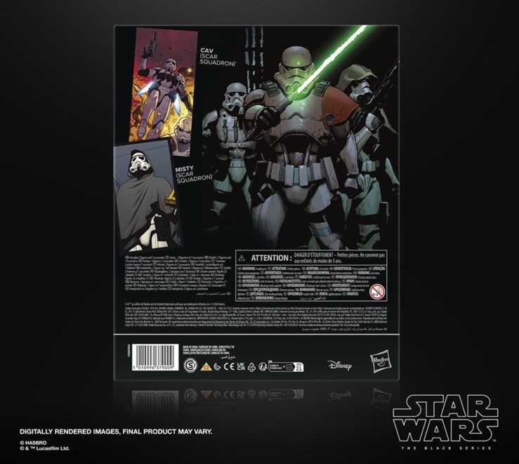 🔥 Star Wars The Black Series 🔥 Hasbro X EBGames CAV & MISTY SCAR Squadron Seal