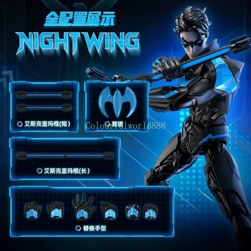 Blokees DC Hero Nightwing Champion Class Assembly Figure Model Kit Toys IN STOCK