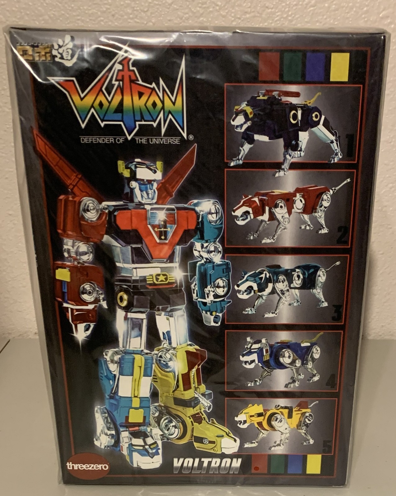 Threezero Robo-Dou Voltron Defender of the Universe Retro Toy Edition in USA