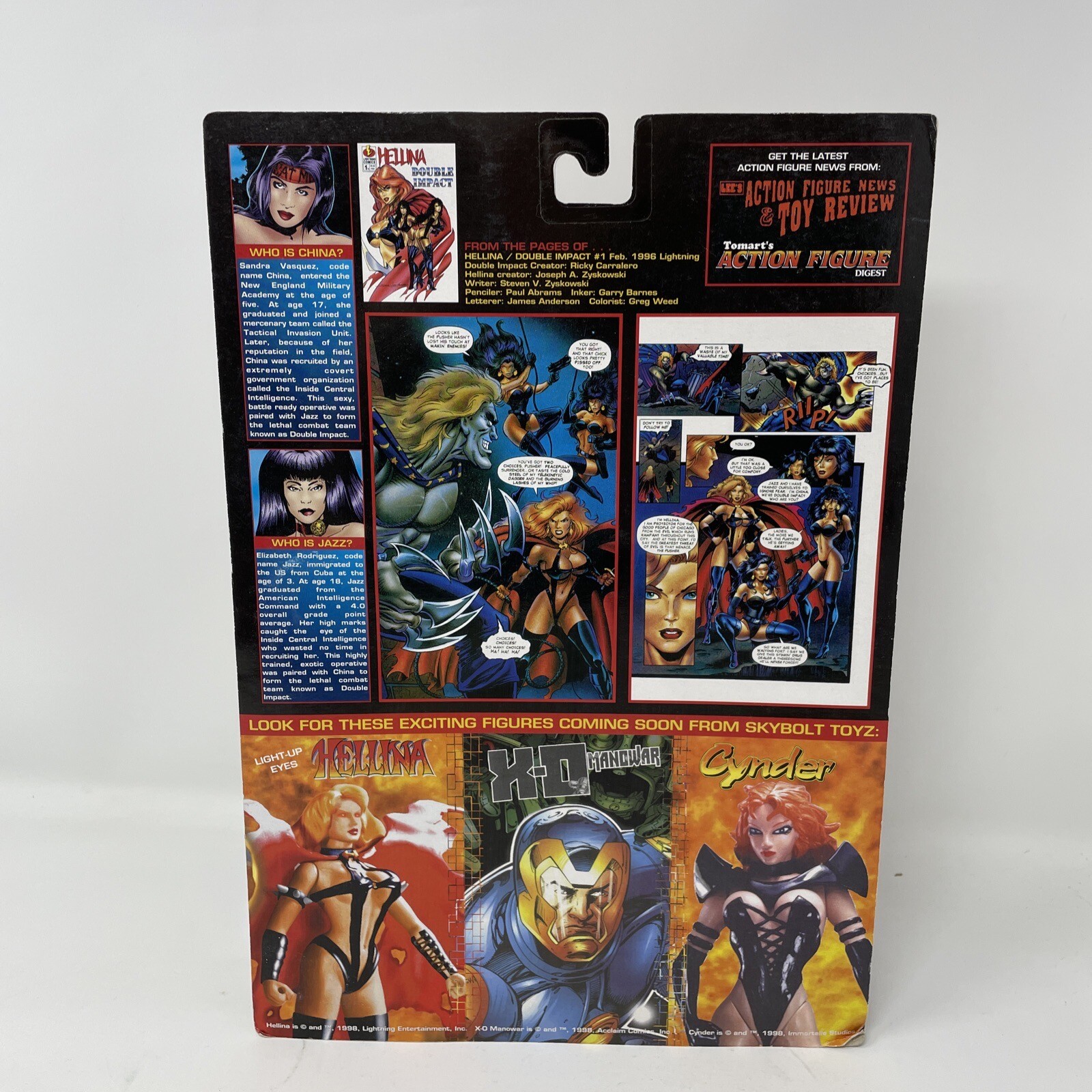 1998 Skybolt Toyz Double Impact Platinum Jazz Limited Edition Action Figure