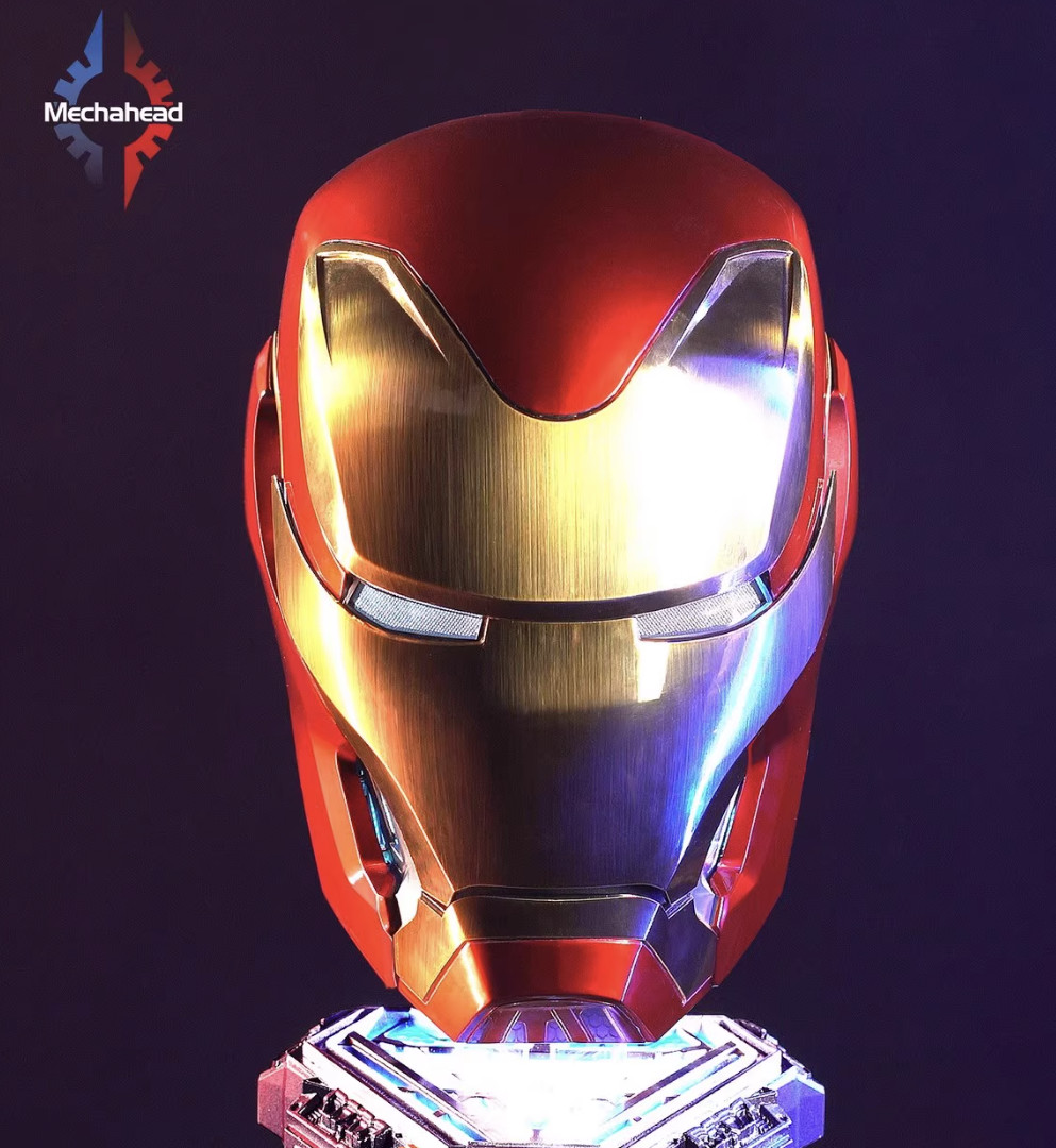 2025 NEW Iron Man MK50 Helmet 1:1 LEDWearable – Jarvis Voice Control Deformation