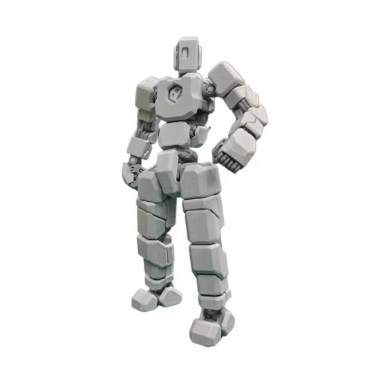 New Articulated Action Figure 3D Printed Mecha Robot Mini Toy Multi-Joint