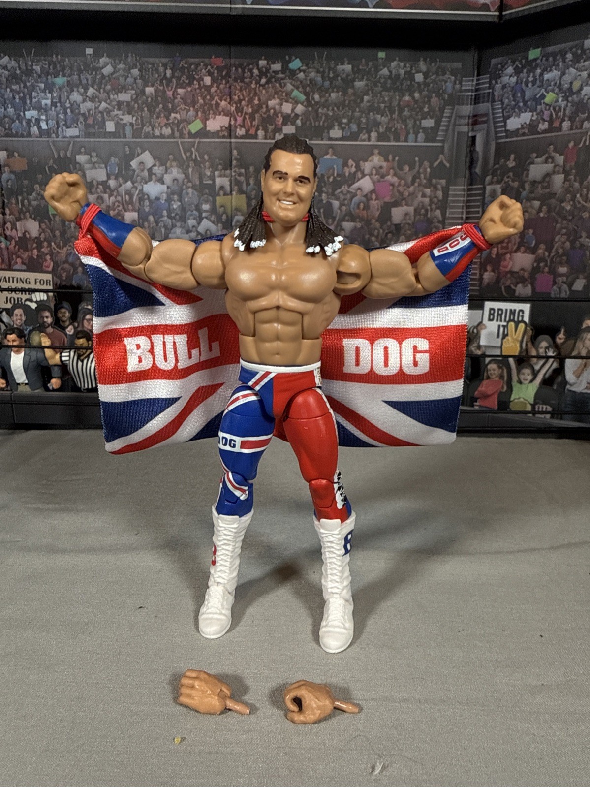 WWE Mattel Elite Collection Series 94 Collector’s Edition British Bulldog Figure