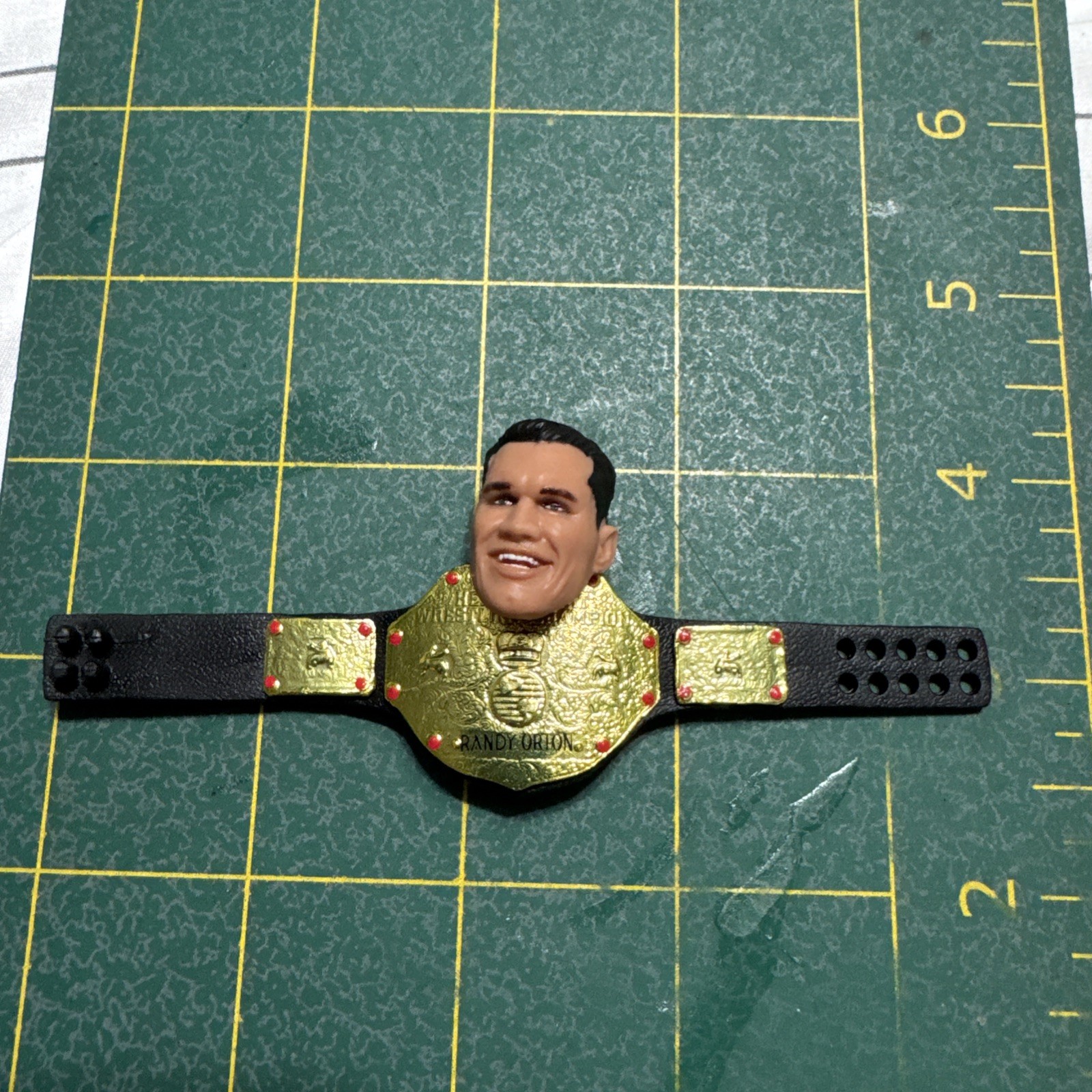 WWE Elite Collection Evolution Randy Orton Alternate Head + Championship Belt
