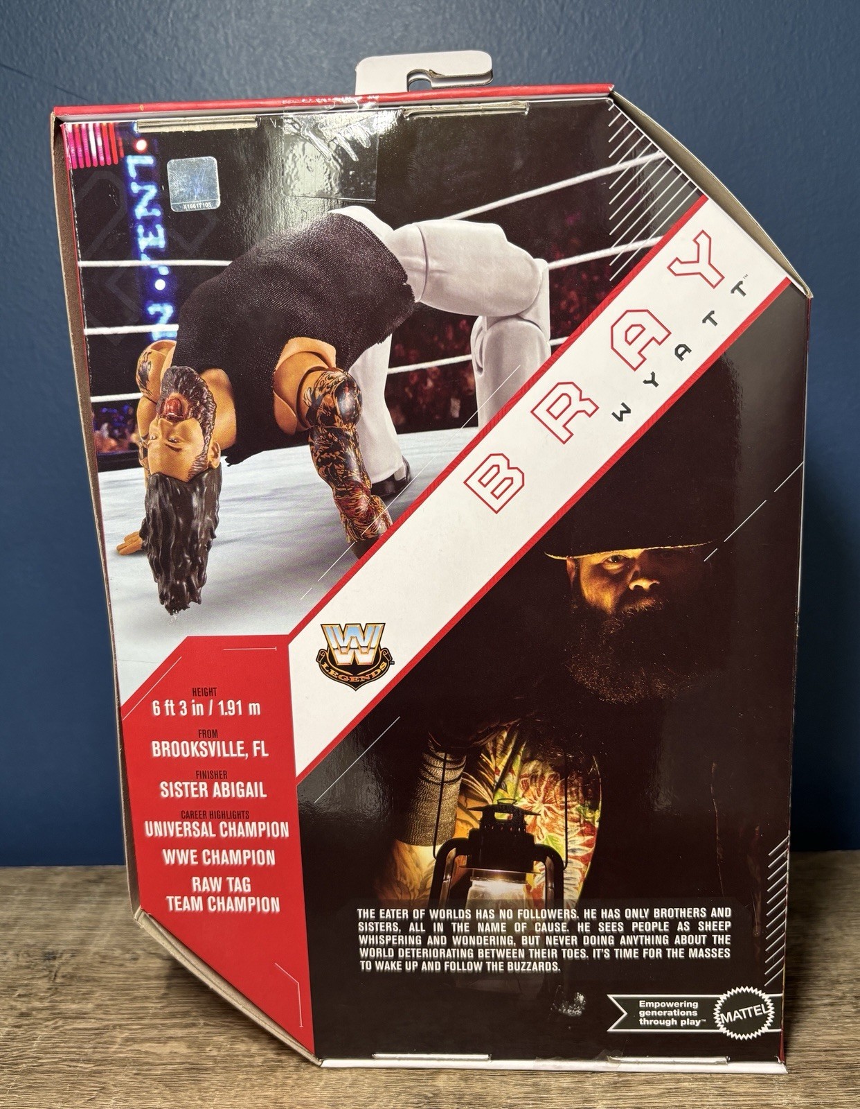 WWE Ultimate Edition Bray Wyatt Figure Mattel New Sealed Lantern Shirt WWE
