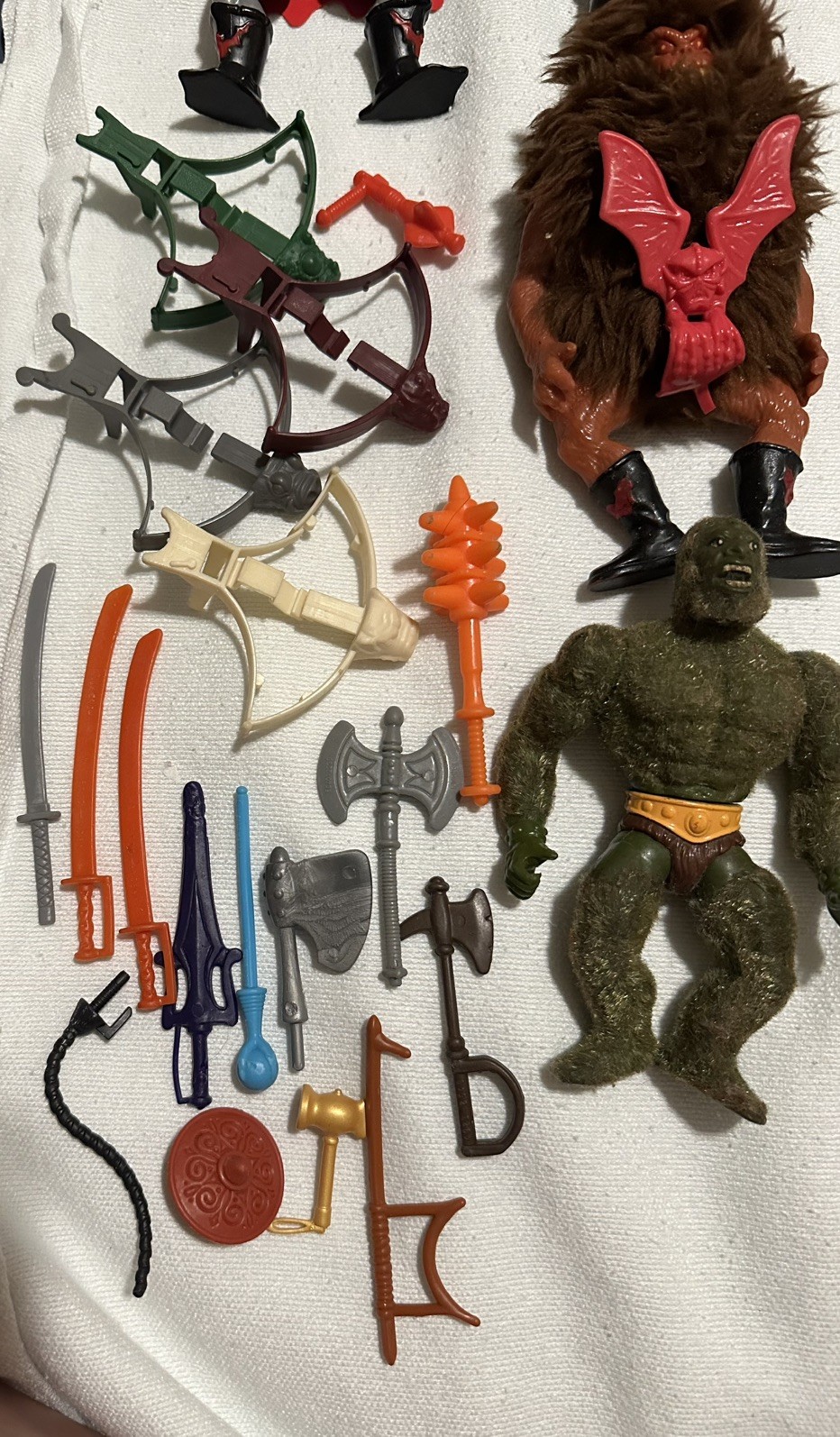 Vintage MOTU Masters Of The Universe Lot Of 19 Action Figures 1980’s He-man