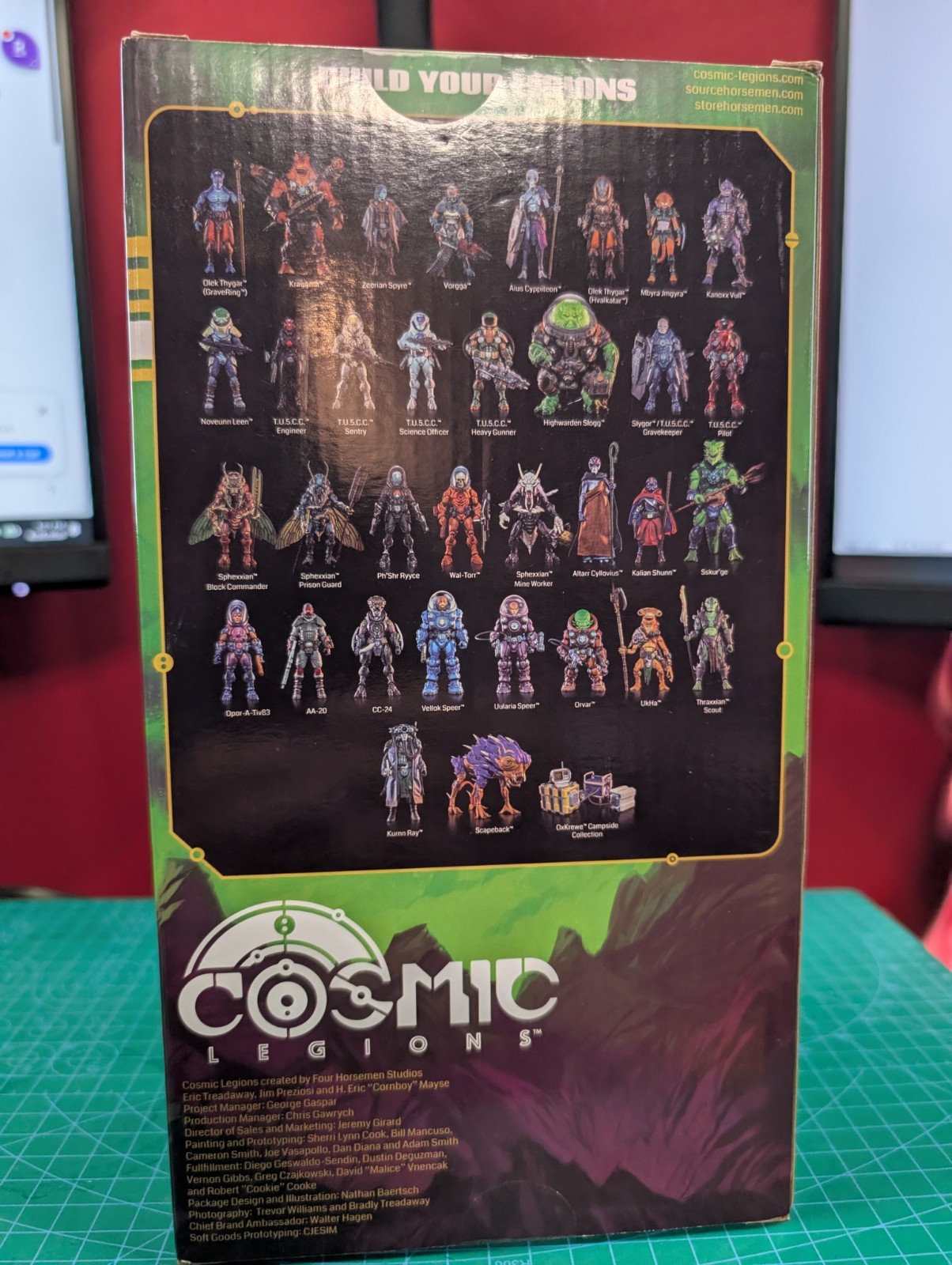 Cosmic Legions Kurnn Ray OxKrewe Book One Four Horseman New