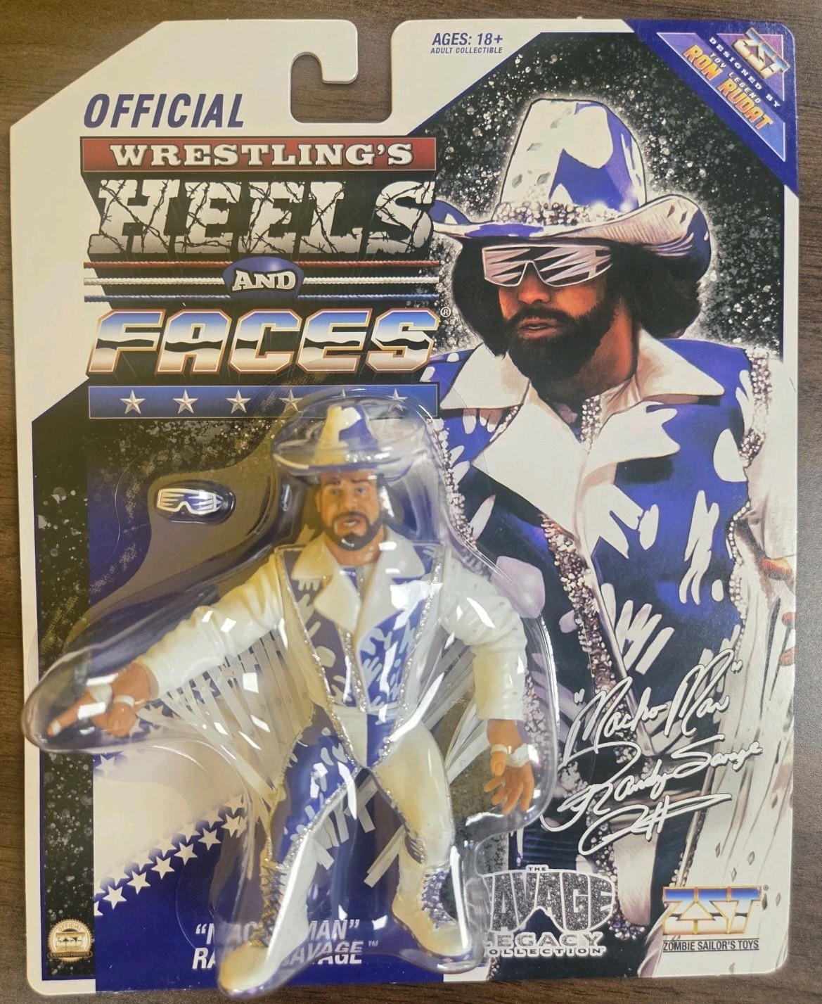 Zombie Sailor Wrestling’s Heels & Faces Randy Savage Legacy Collection MOC Seale