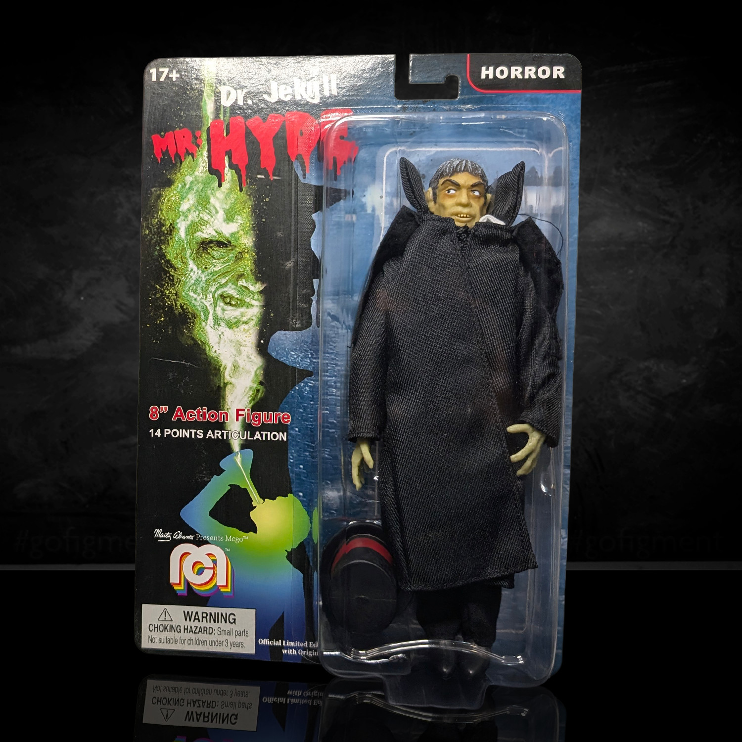Mr. Hyde Articulated Mego Action Figure 8 inch