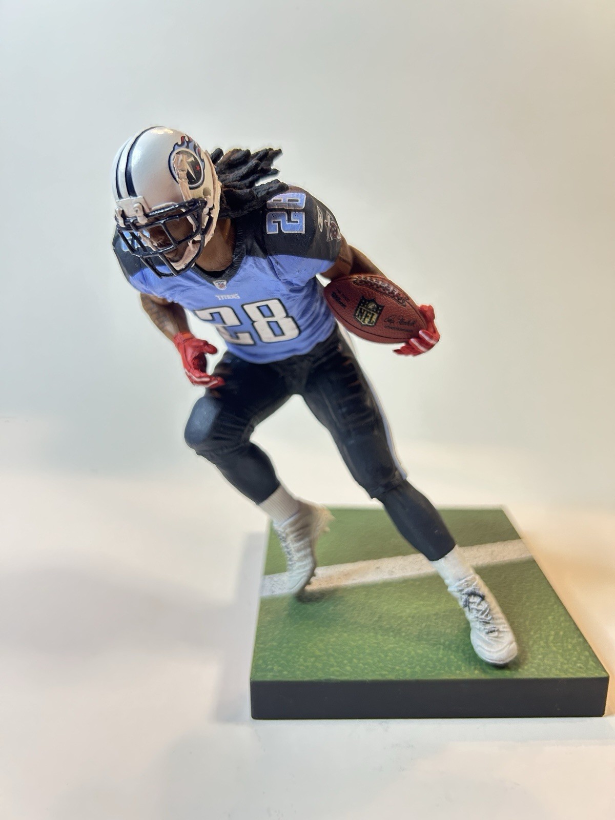 Chris Johnson McFarlane NFL Series 24 Tennessee Titans Figure NEW 2010 Loose