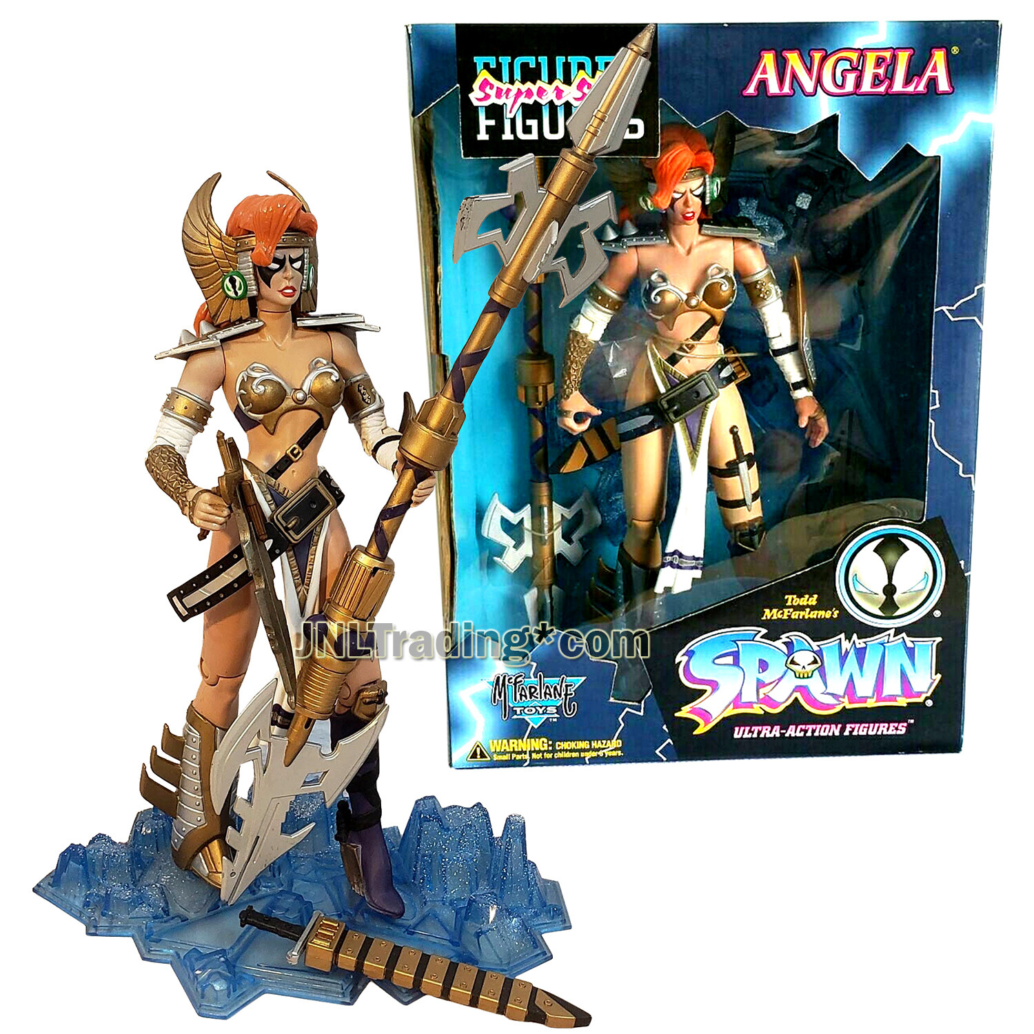 Year 1996 McFarlane Toys Spawn Series 12 Inch Tall Super Size Figure : ANGELA`