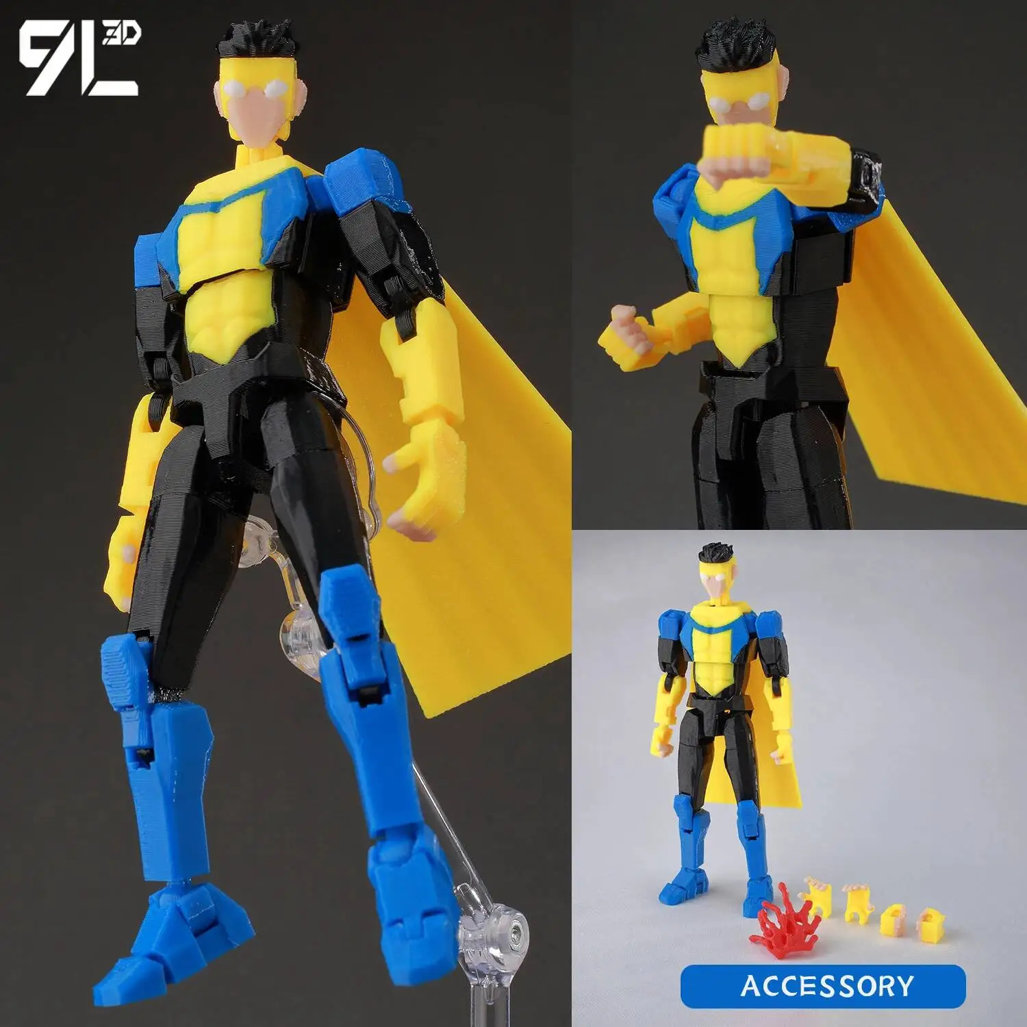 9L3D Lucky13 T13 Dummy13 1/12 Multi-Jointed Action Figure DIY Model NEW