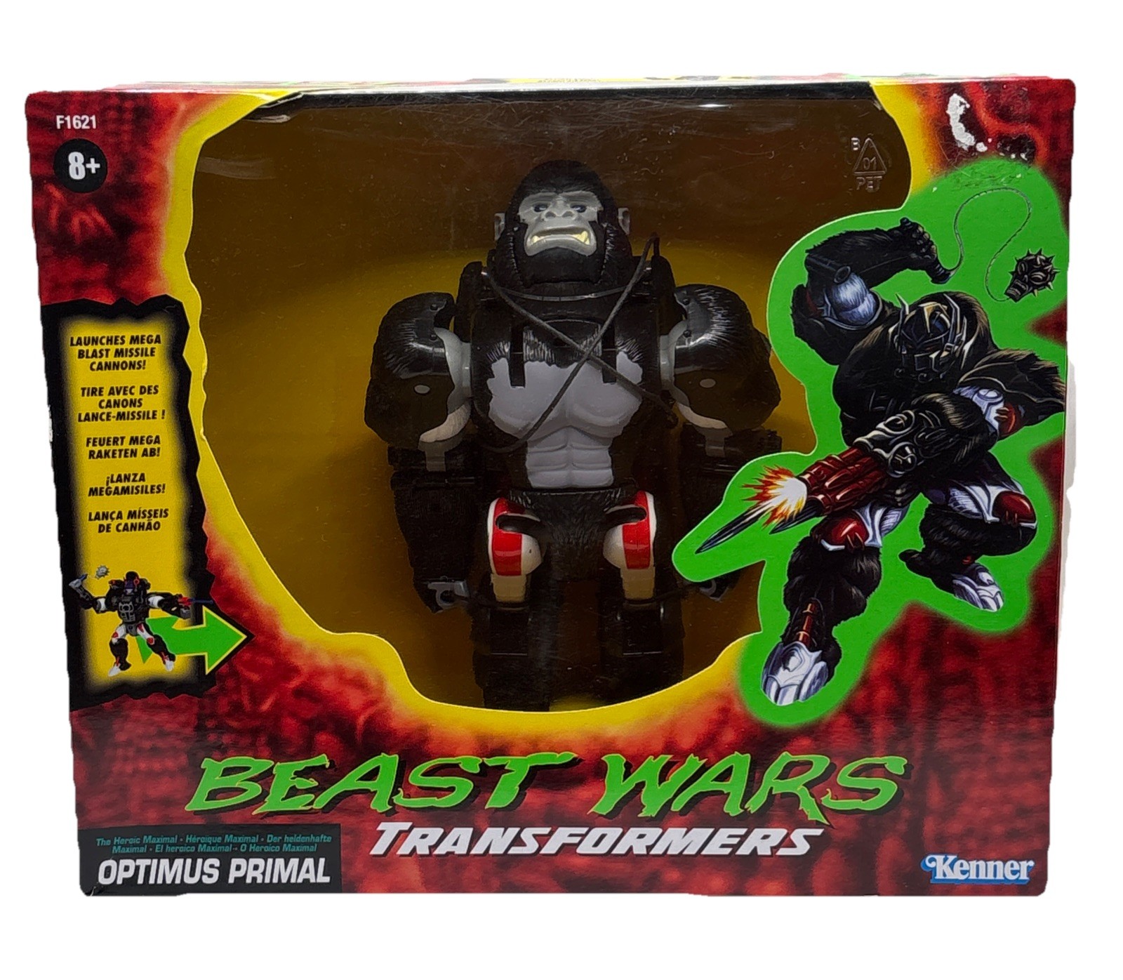 Beast Wars Optimus Primal Transformer Kenner Reissue Maximal Leader NIB