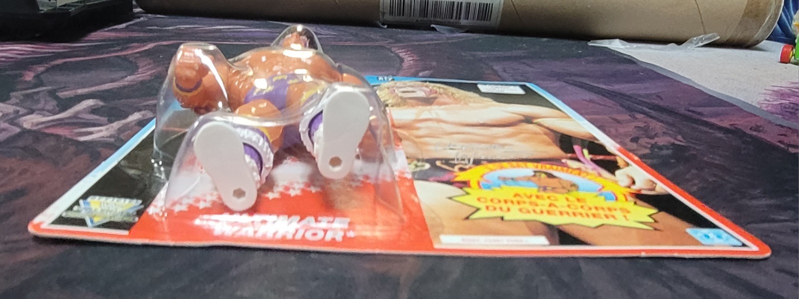 The Ultimate Warrior WWF 1991 Vintage Action Figure On French Card
