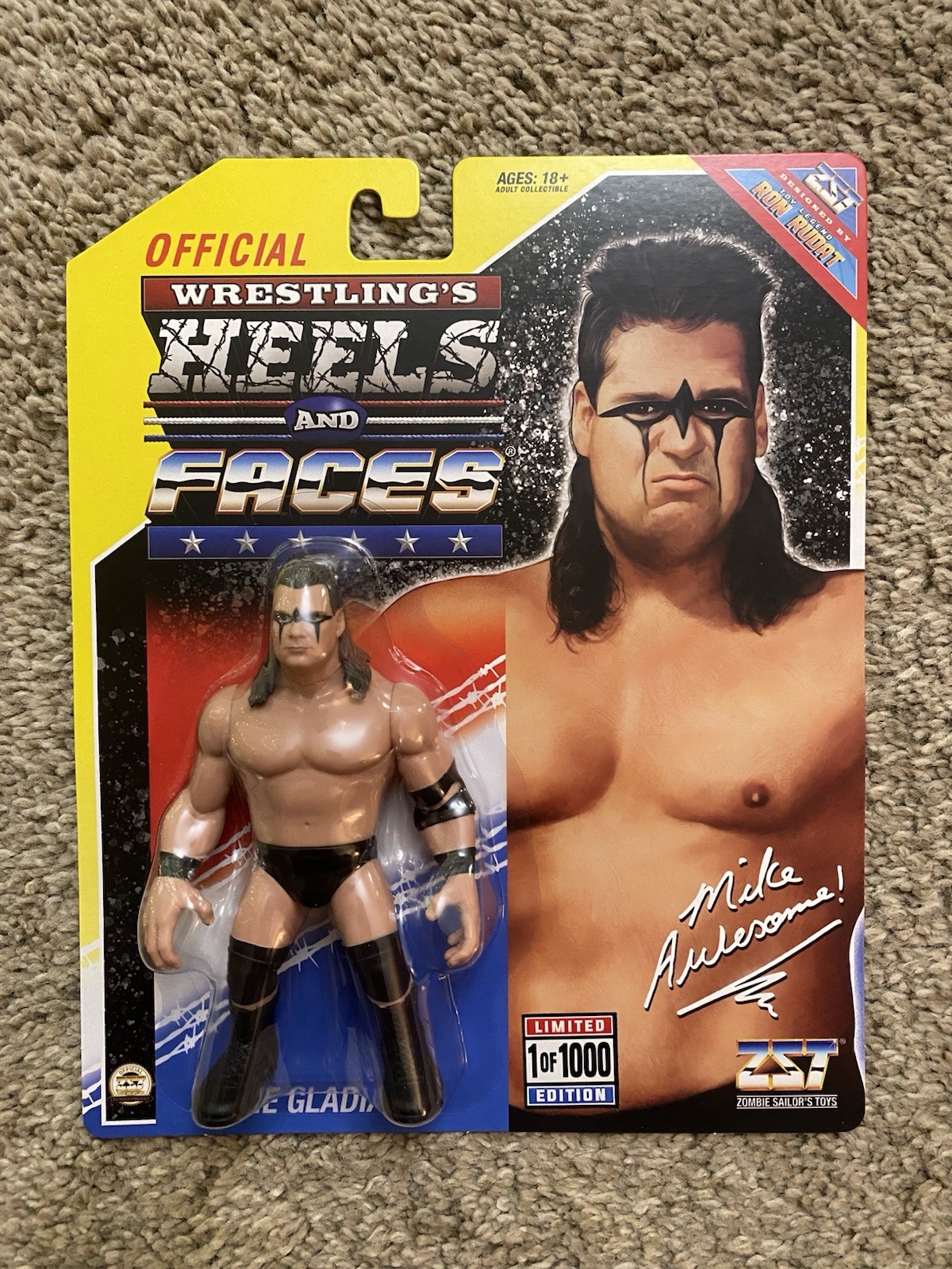 ZST Heels And faces The Gladiator Limited Edition 1/1000 Action Figure