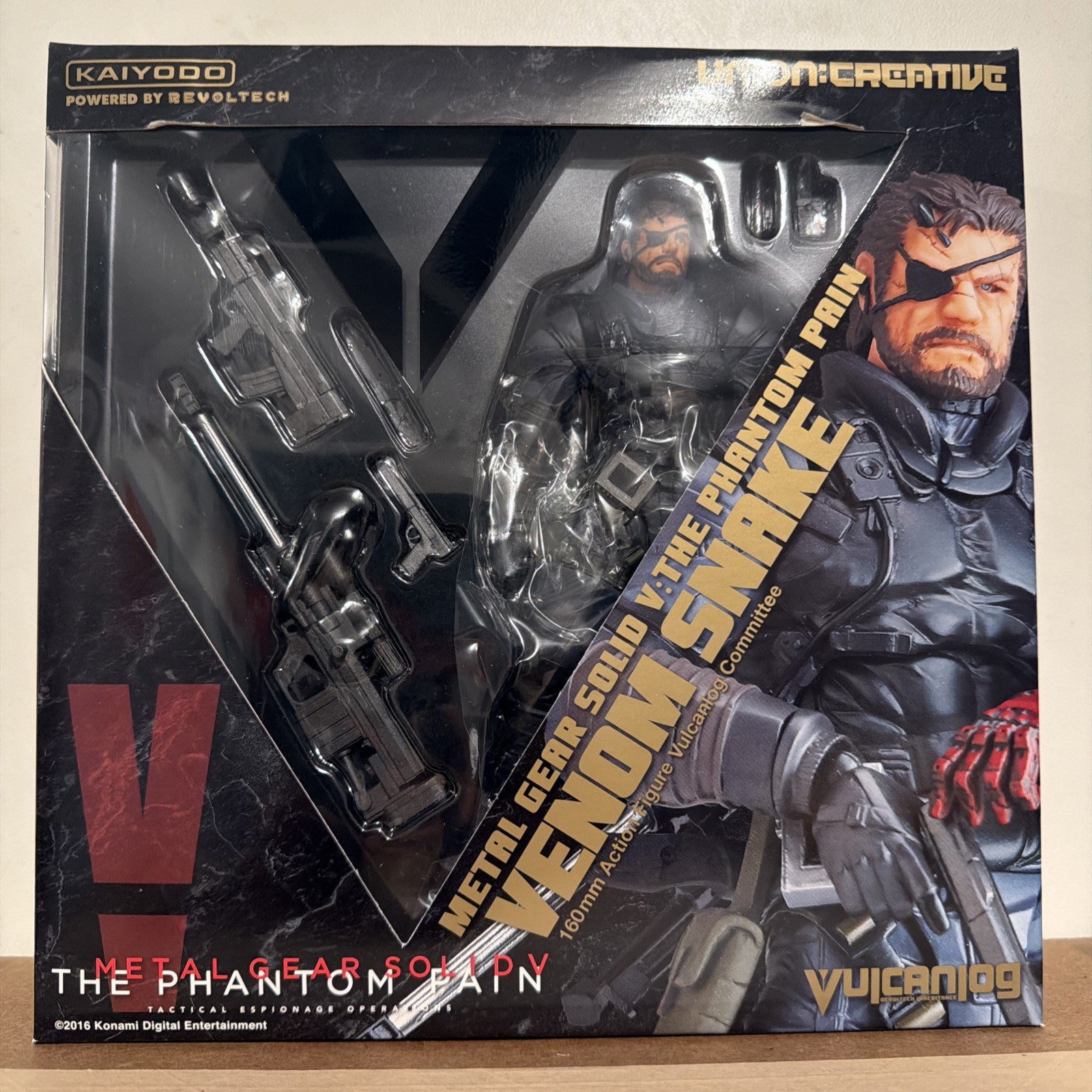 [Kaiyodo] Revoltech Vulcanlog / Union: Creative – MGS V – Venom Snake