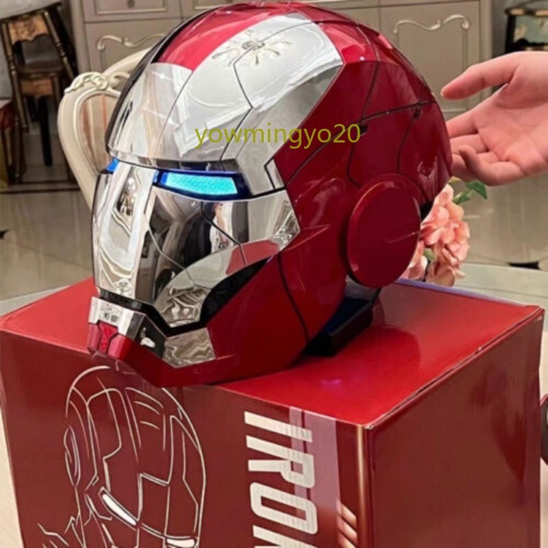 Autoking Iron Man MK5 Helmet Electronic Voice Activated Open&Close Mask 1:1 Prop