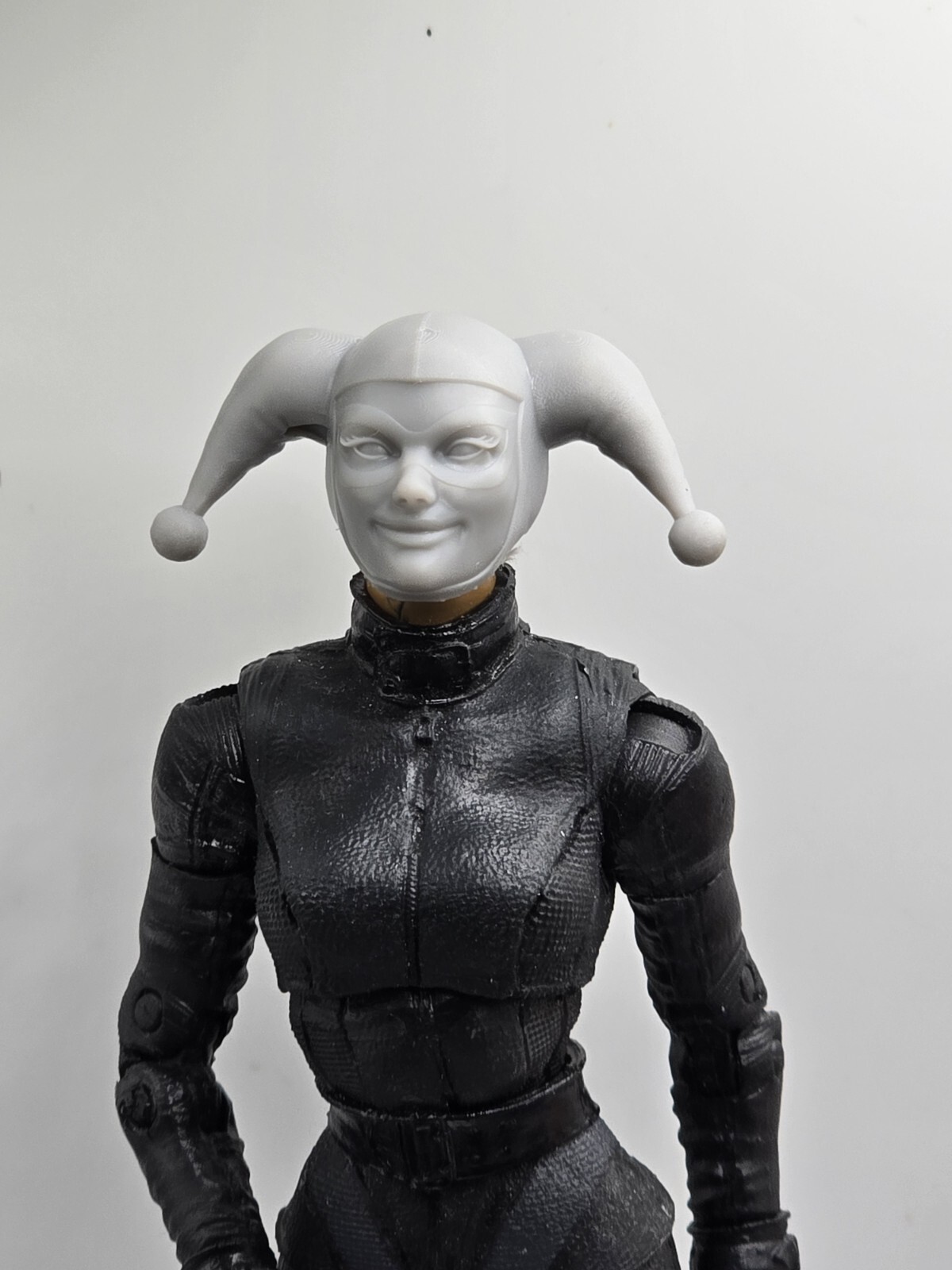 3d Print HARLEY QUINN HEAD 1:10 7″ DIAMOND SELECT MCFARLANE DC MULTIVERSE