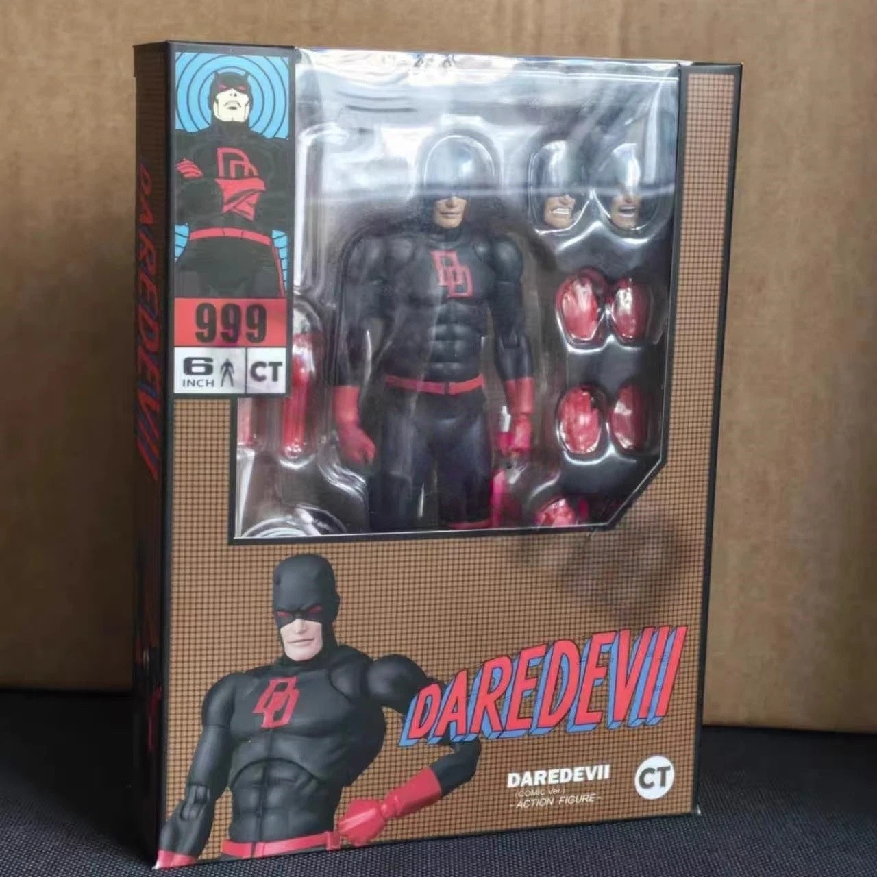 CT Toys No.999 Shadowland Daredevil Comic Ver. Black Suit Action Figure US STOCK
