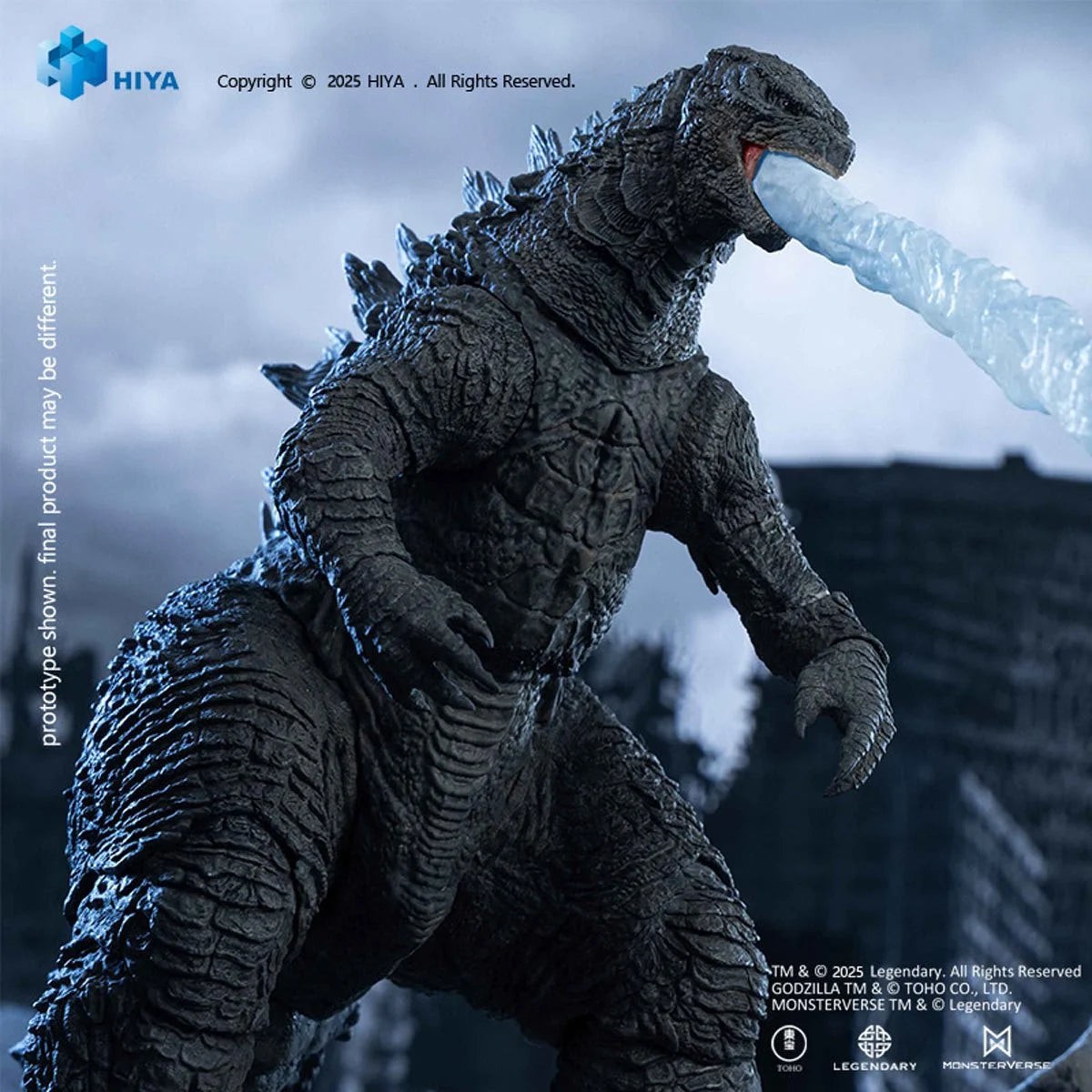 Godzilla 2014 Godzilla Heat Ray Translucent Exquisite Basic Series Action Figure