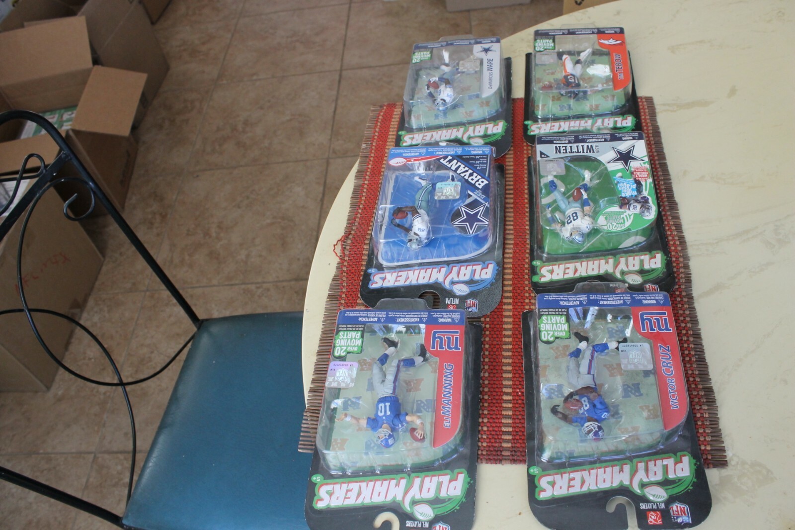 NFL PLAYMAKERS: BRADY, WILSON, BRYANT, LUCK, MANNING, TEBOW, ALLEN, FLACCO, WARE