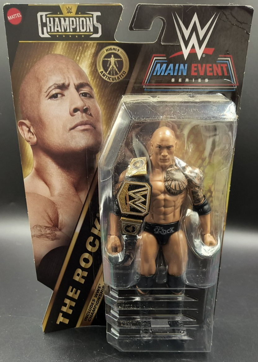 The Rock – WWE Mattel Main Event Series 2025 Champions Wave 2 Figure