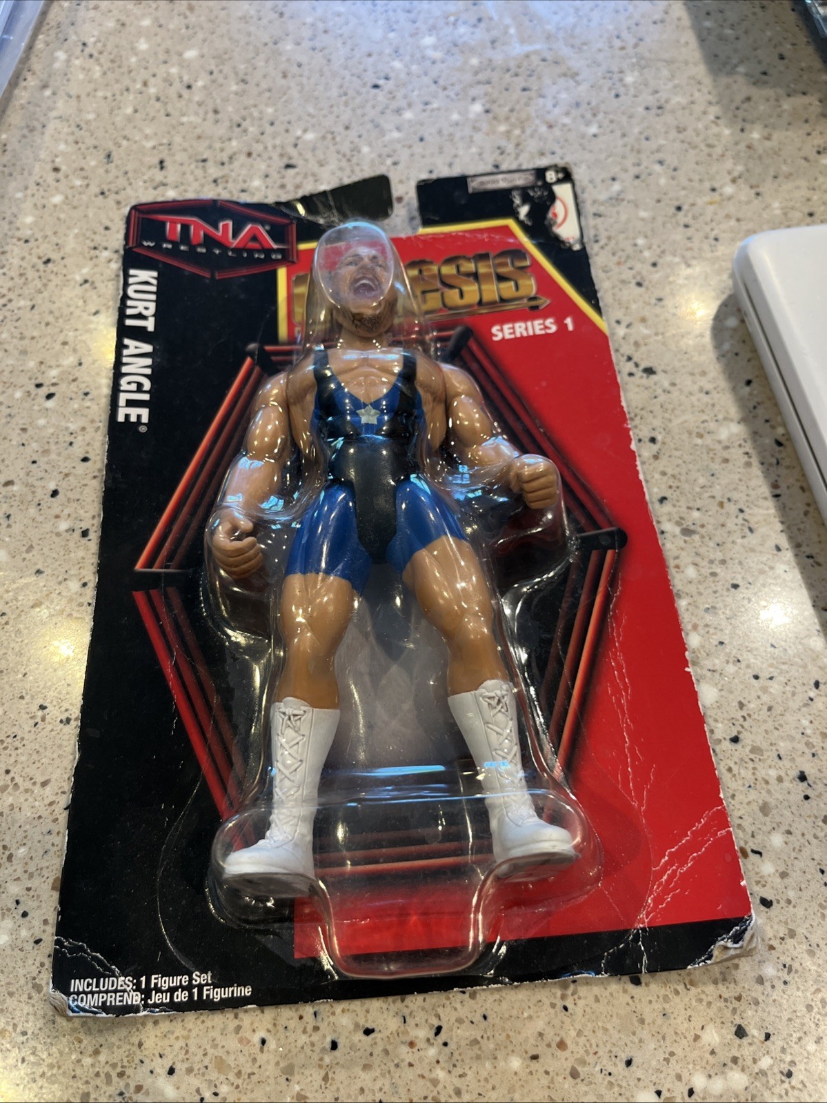Kurt Angle Genesis TNA Impact Wrestling Figure Series 1 New