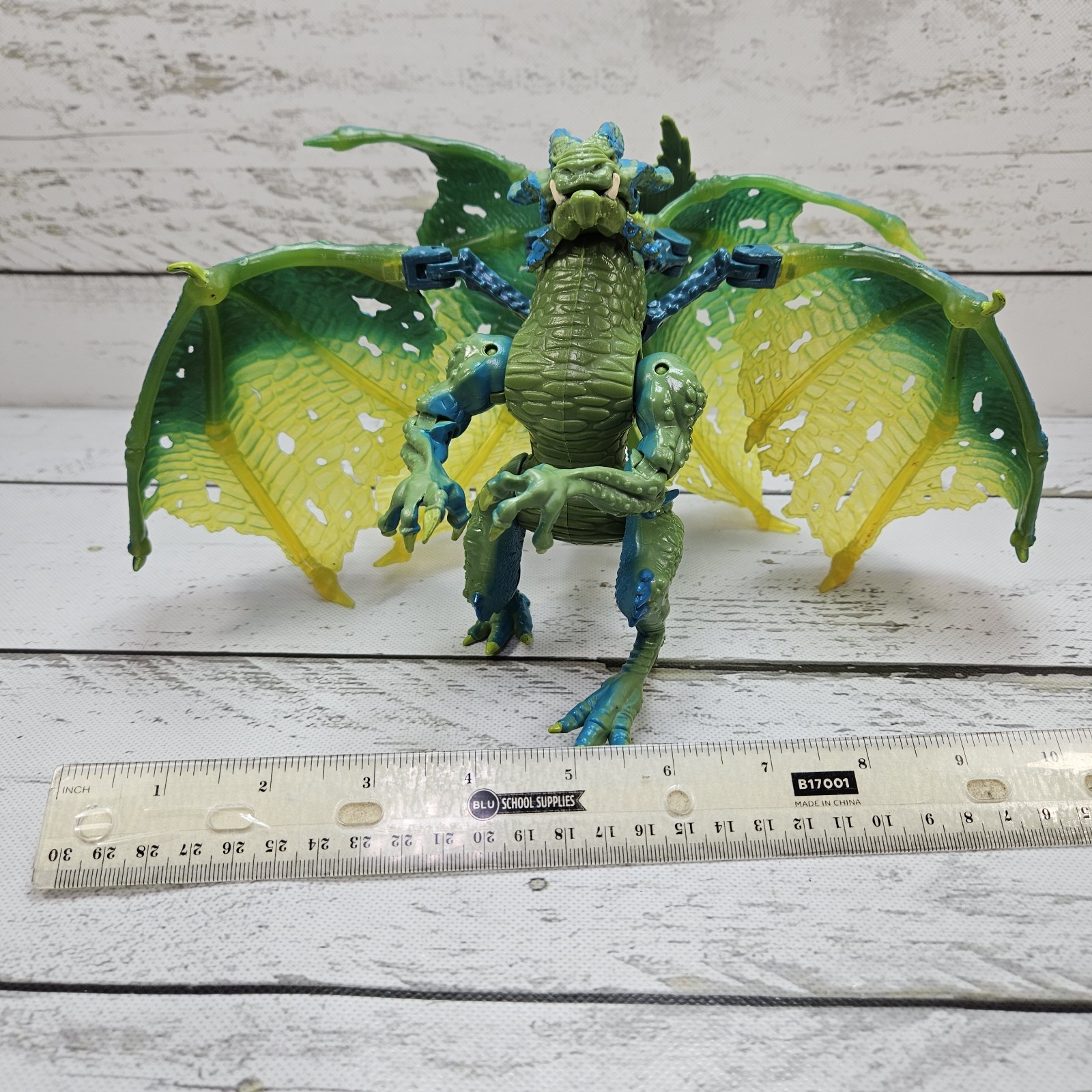 Mega Bloks Plasma Dragons Fangrene Acid Dragon 2007 6″ Adjustable Figure