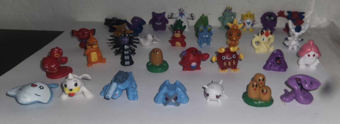 Lot of 32 Mini Miniature 1” Pokemon Figures Toys PK CHINA Pokémon #0076
