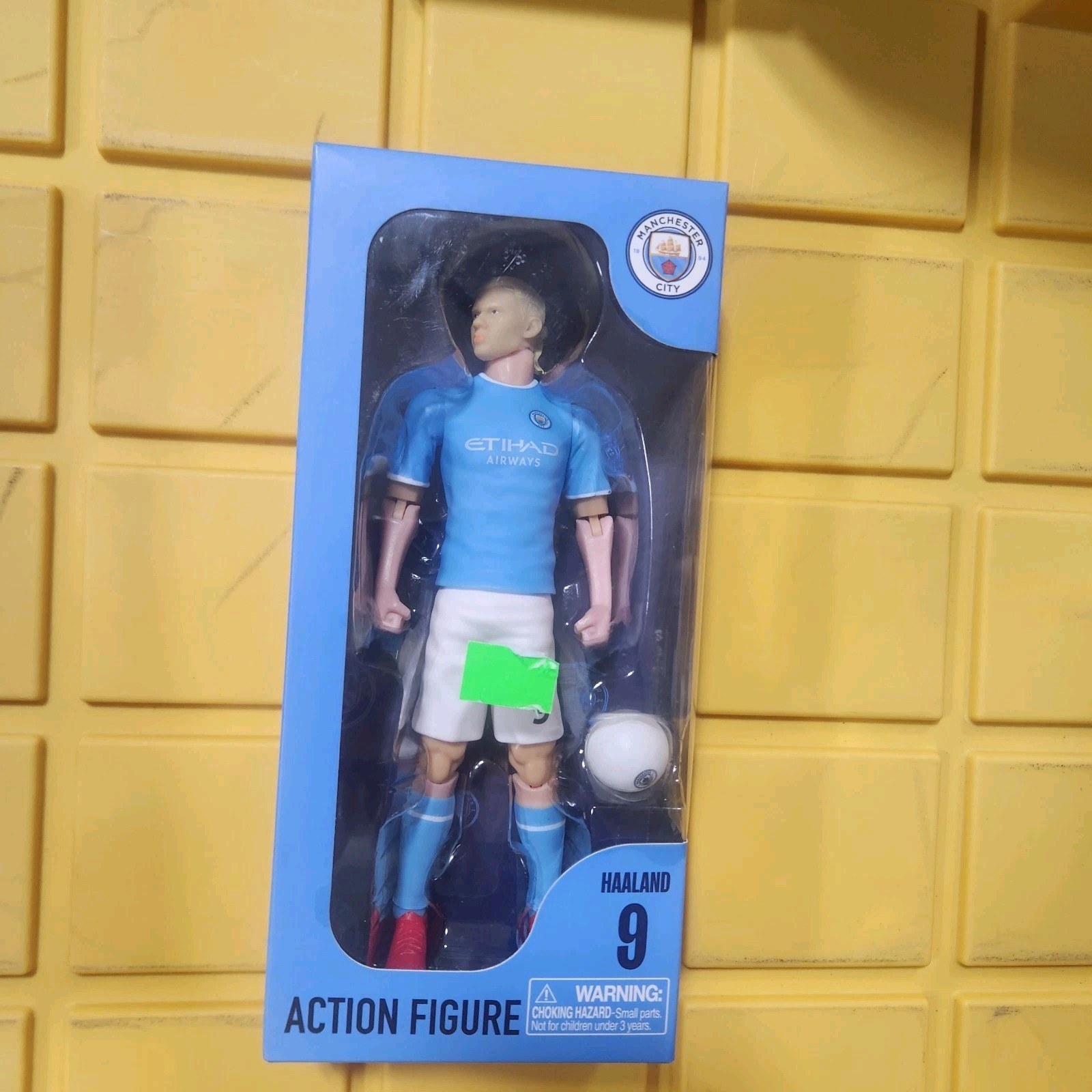 Banbo Toys SOCKERS Manchester City Haaland 8″ Collectible Soccer Action Fig H41