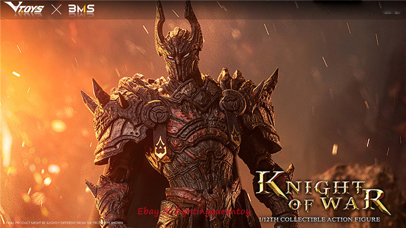 VTOYS x BMS WOW Knight Of War 1/12 Scale Action Figure 6” Male Model INSTOCK