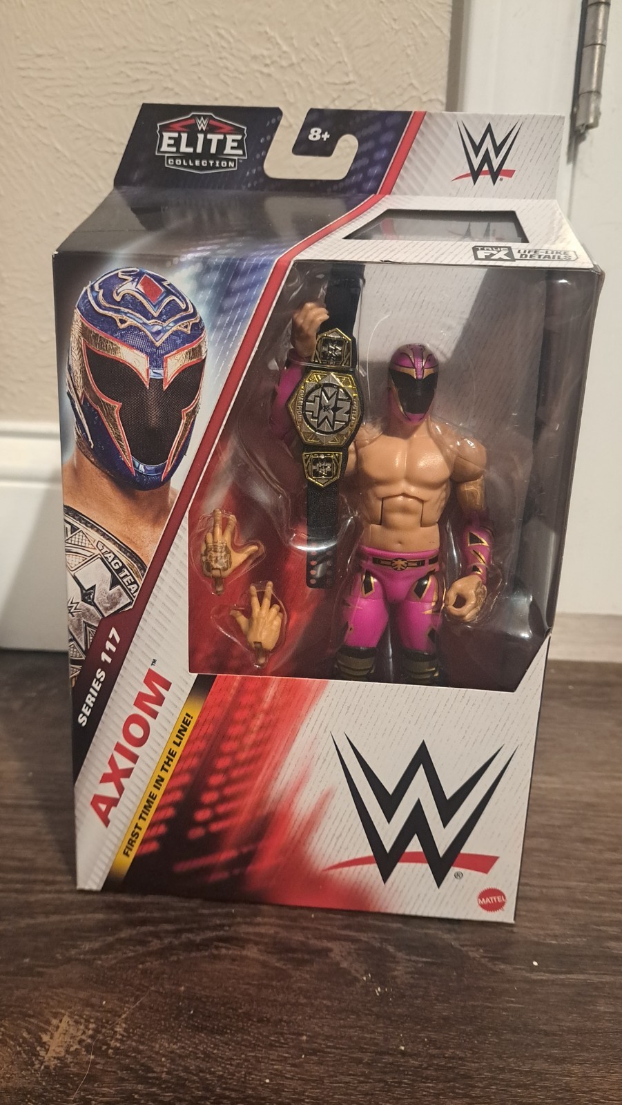 2025 WWE Mattel Elite Series 117 Axiom Pink Chase First Time In The Line FTITL
