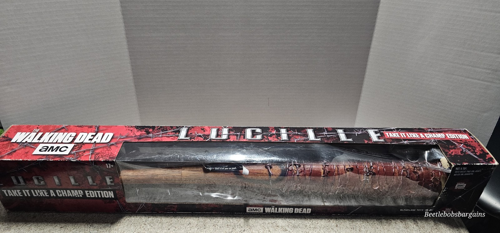 McFarlane Walking Dead Negan’s Bat Lucille Take it Like a Champ Edition Bloody